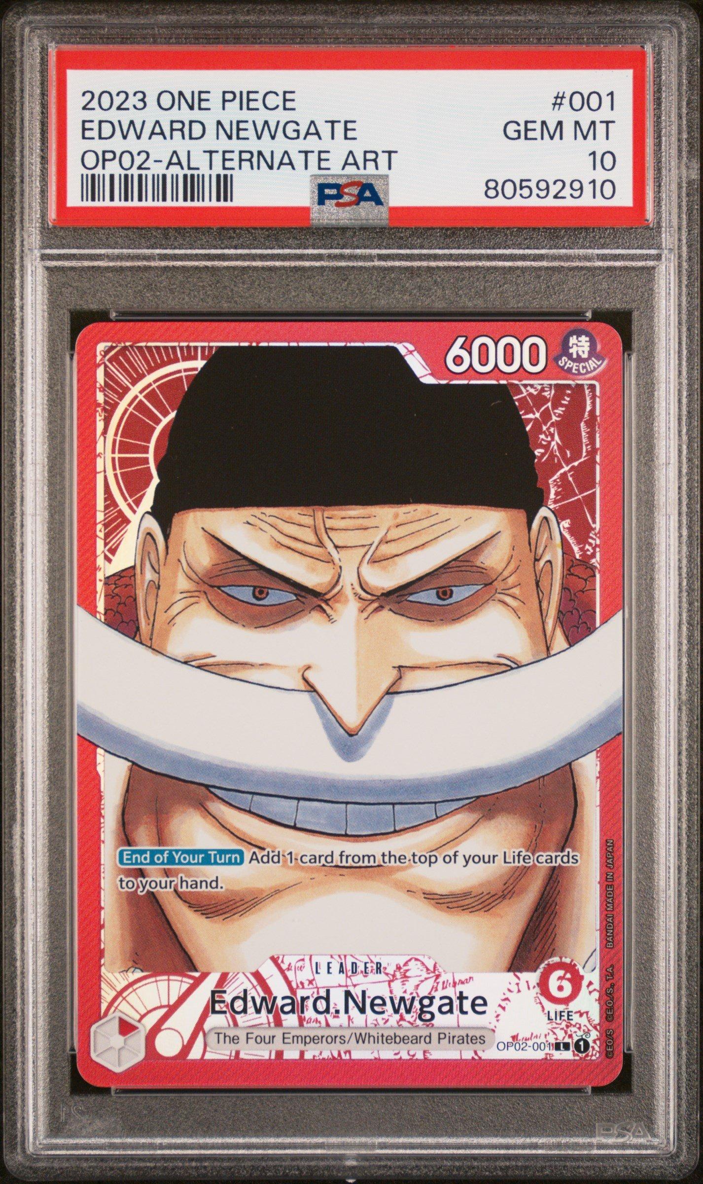2023 One Piece Op02-paramount War 001 Edward Newgate Alternate Art
