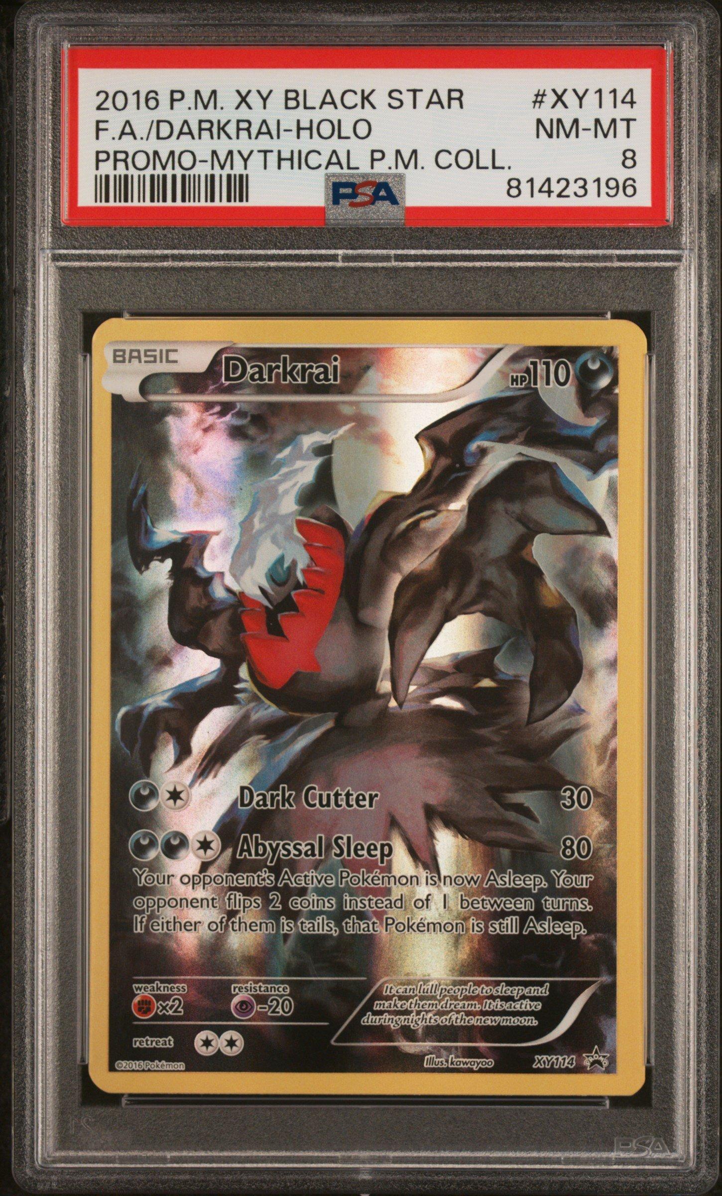 2016 Pokemon Xy Black Star Promo Xy114 Darkrai-holo/full Art