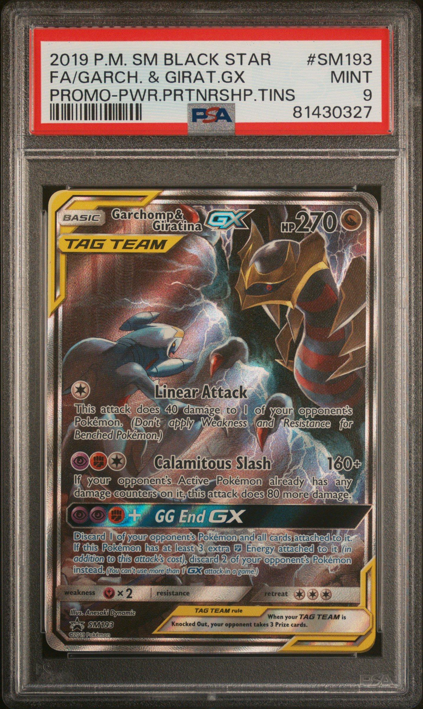 2019 Pokemon Sm Black Star Promo Sm193 Full Art/garchomp
