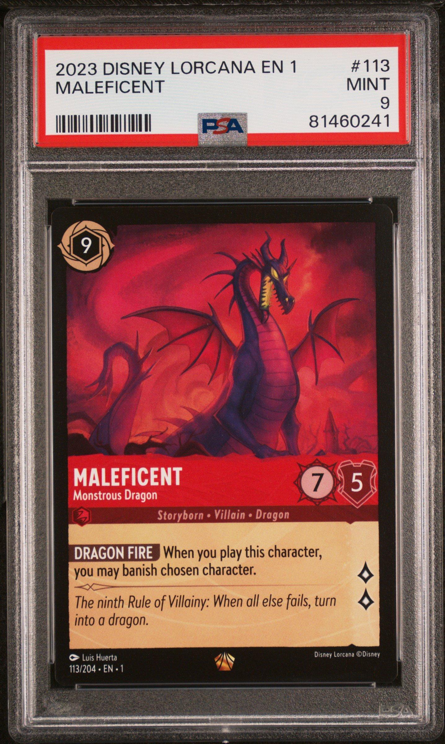 2023 Disney Lorcana En 1-the First Chapter 113 Maleficent