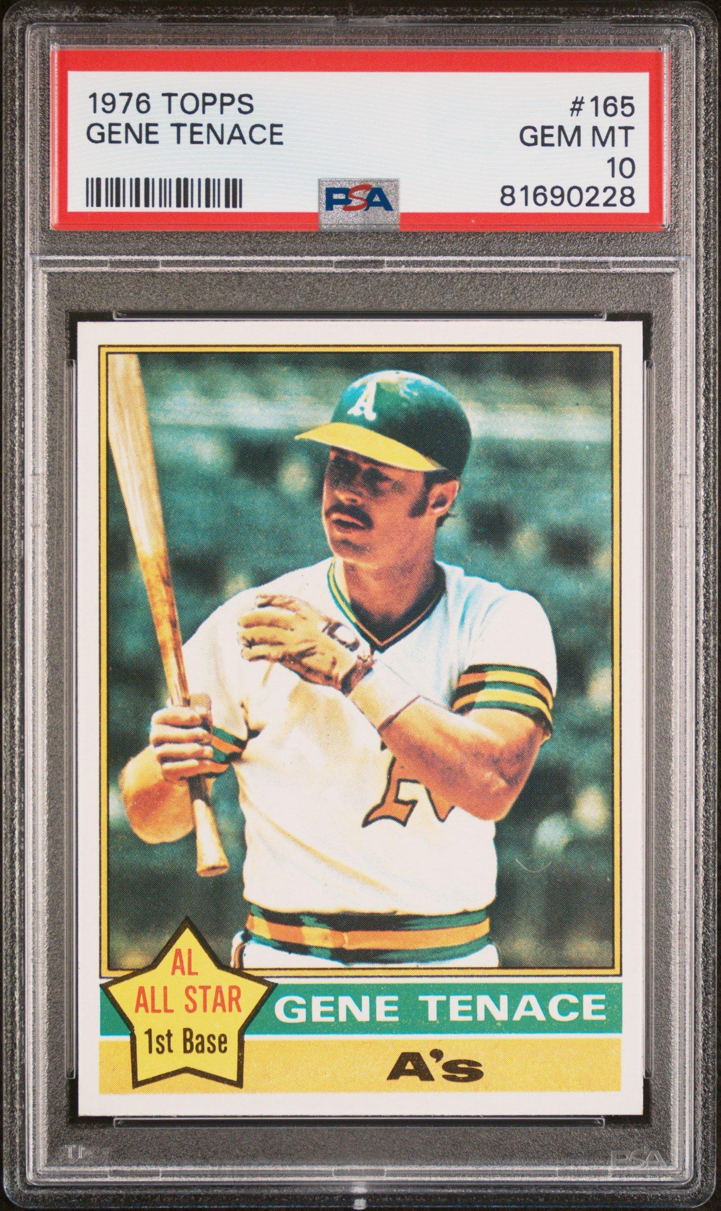 1976 Topps 165 Gene Tenace PSA 10
