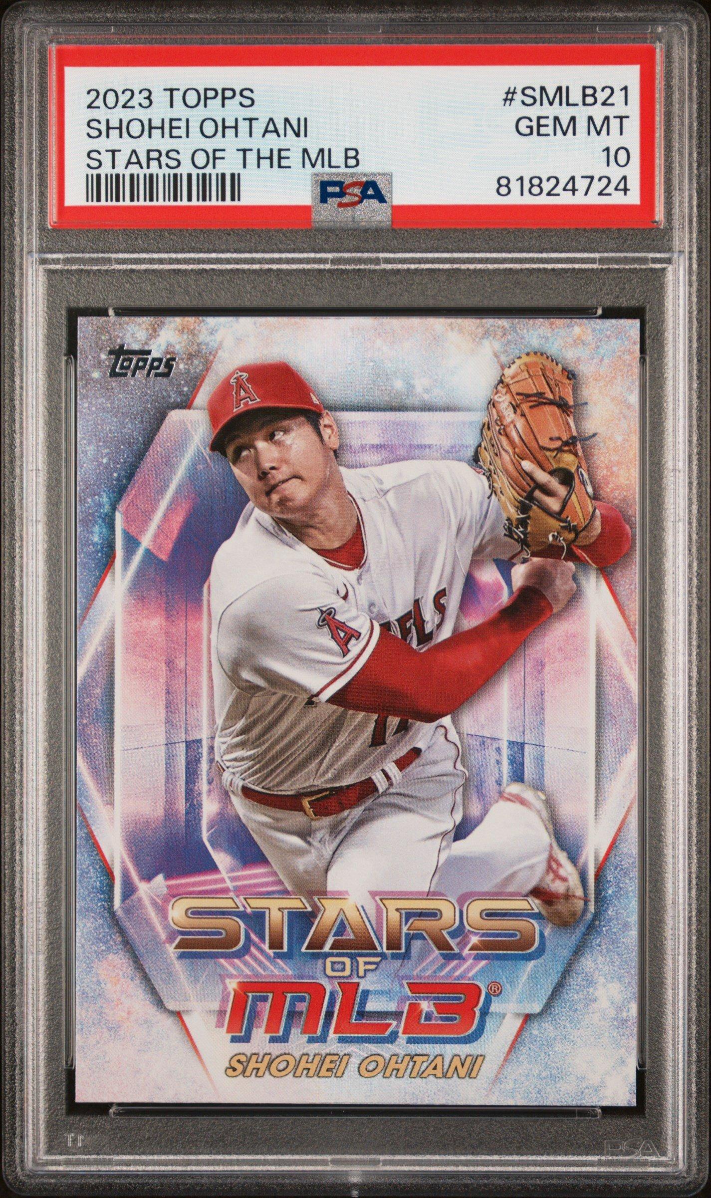 Topps Stars Of Mlb Smlb21 Shohei Ohtani PSA 10