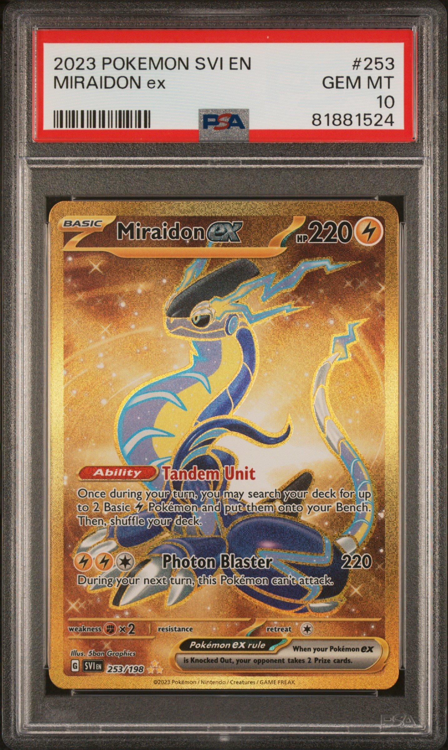 2023 Pokemon Svi En-scarlet & Violet 253 Miraidon Ex Hyper Rare