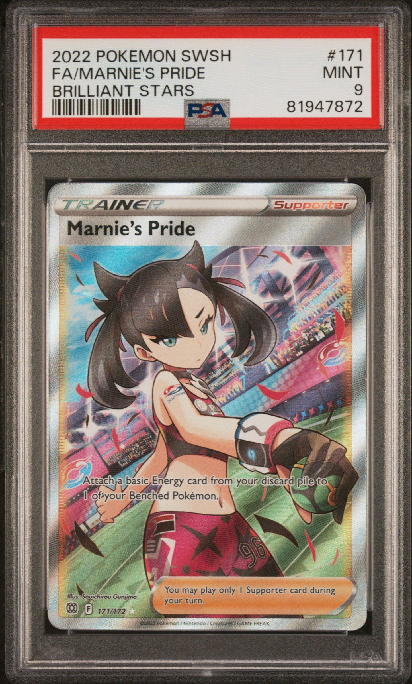 2022 Pokemon Sword & Shield Brilliant Stars 171 Full Art/marnie's