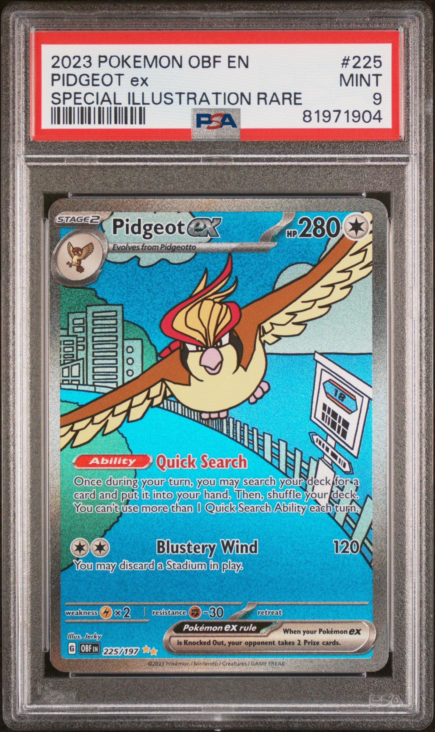 225 197 pokemon card Pidgeot ex 225/197 : Obsidian Flames Pidgeot ex 225 197 -