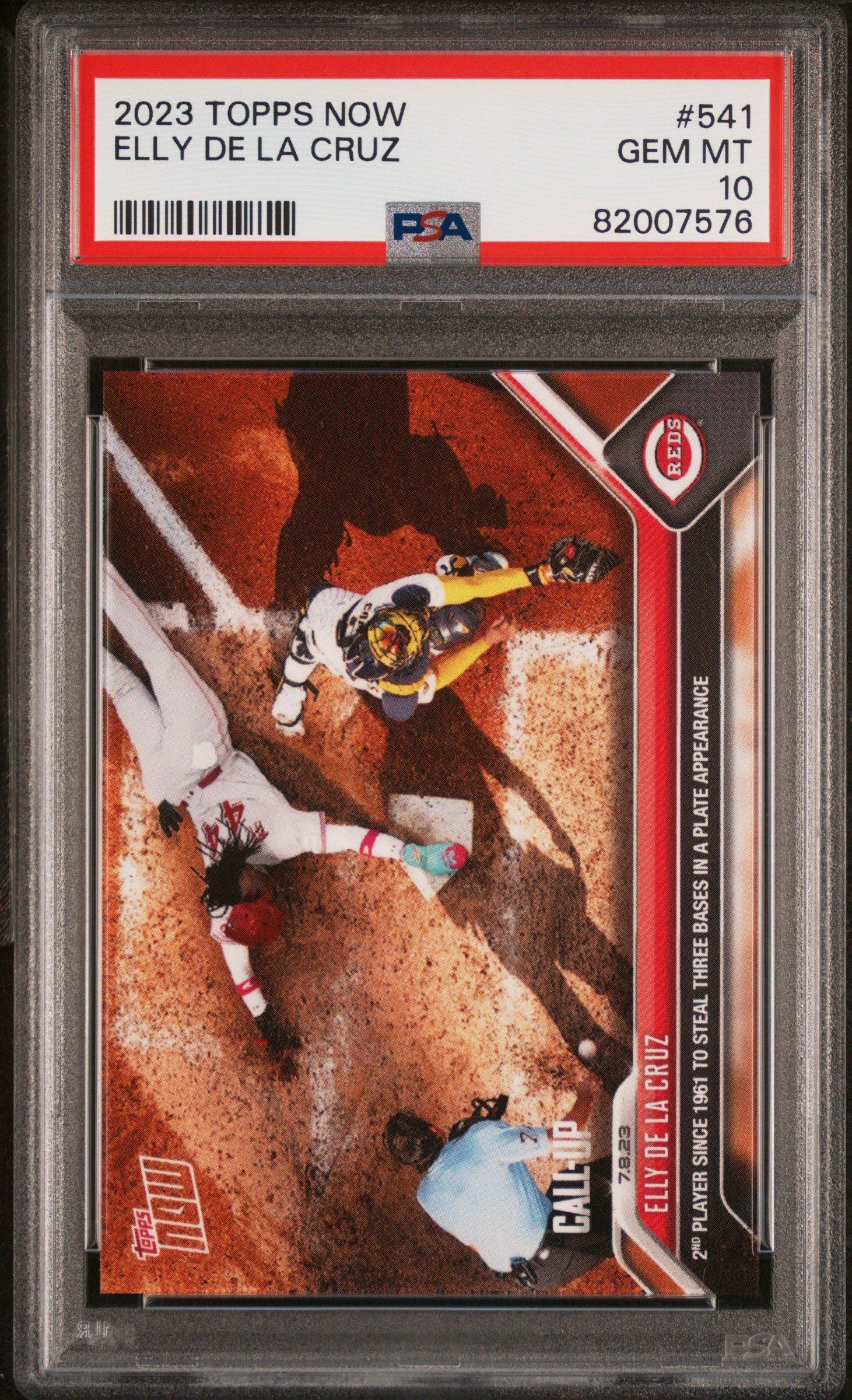 2023 Topps Now 541 Elly De La Cruz PSA 10