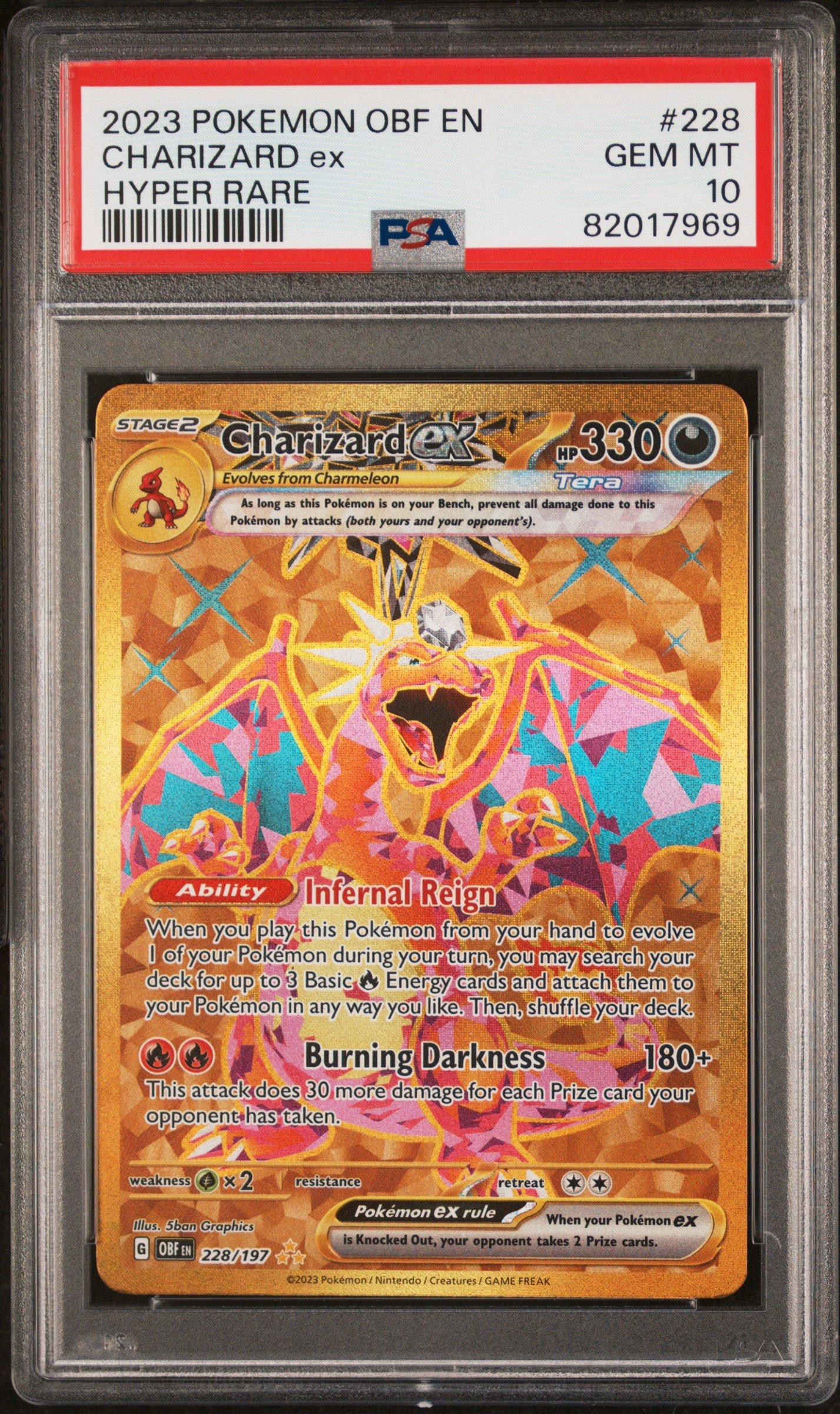 2023 Pokemon Obf En-obsidian Flames 228 Charizard Ex Hyper Rare