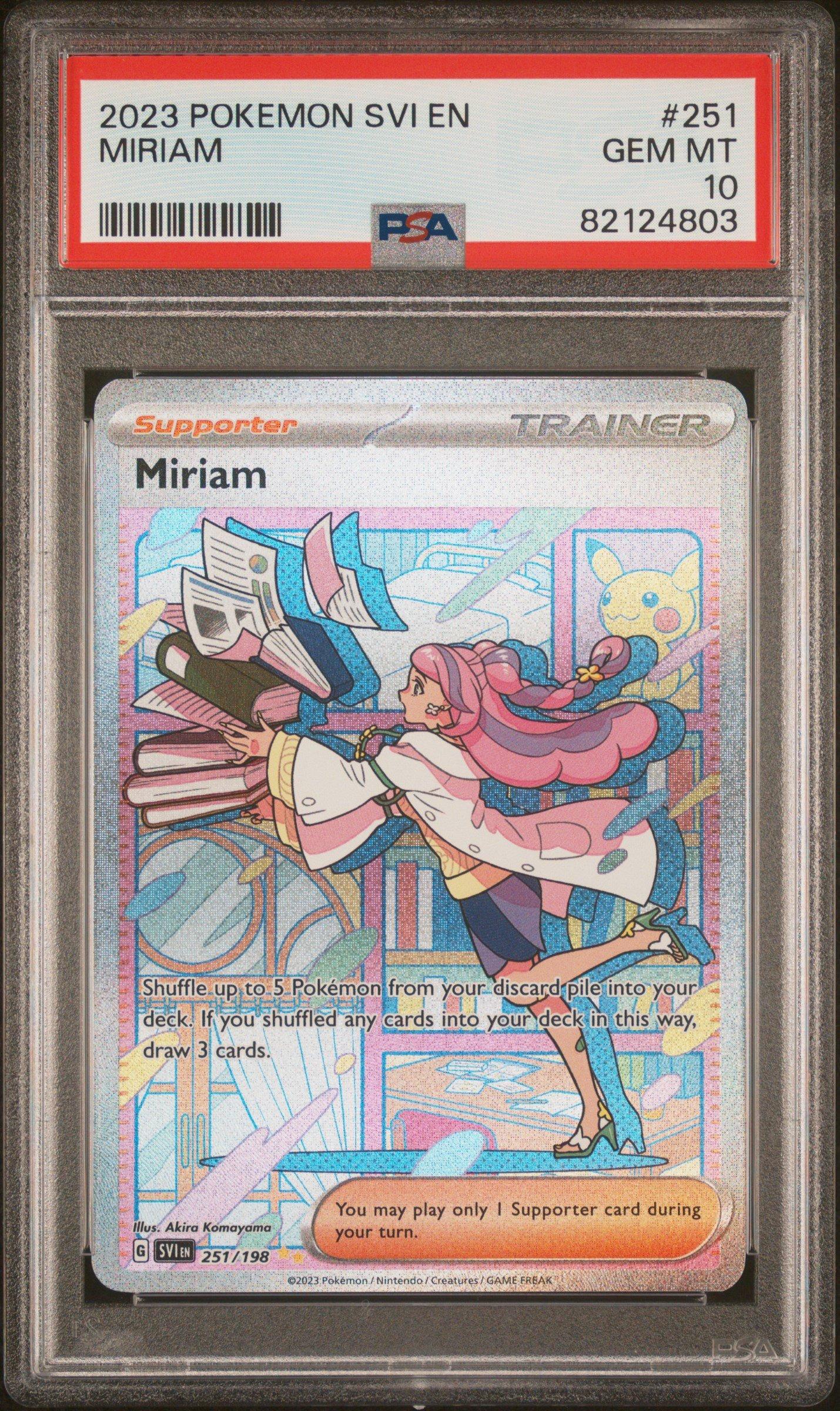 2023 Pokemon Svi En-scarlet & Violet 251 Miriam Special