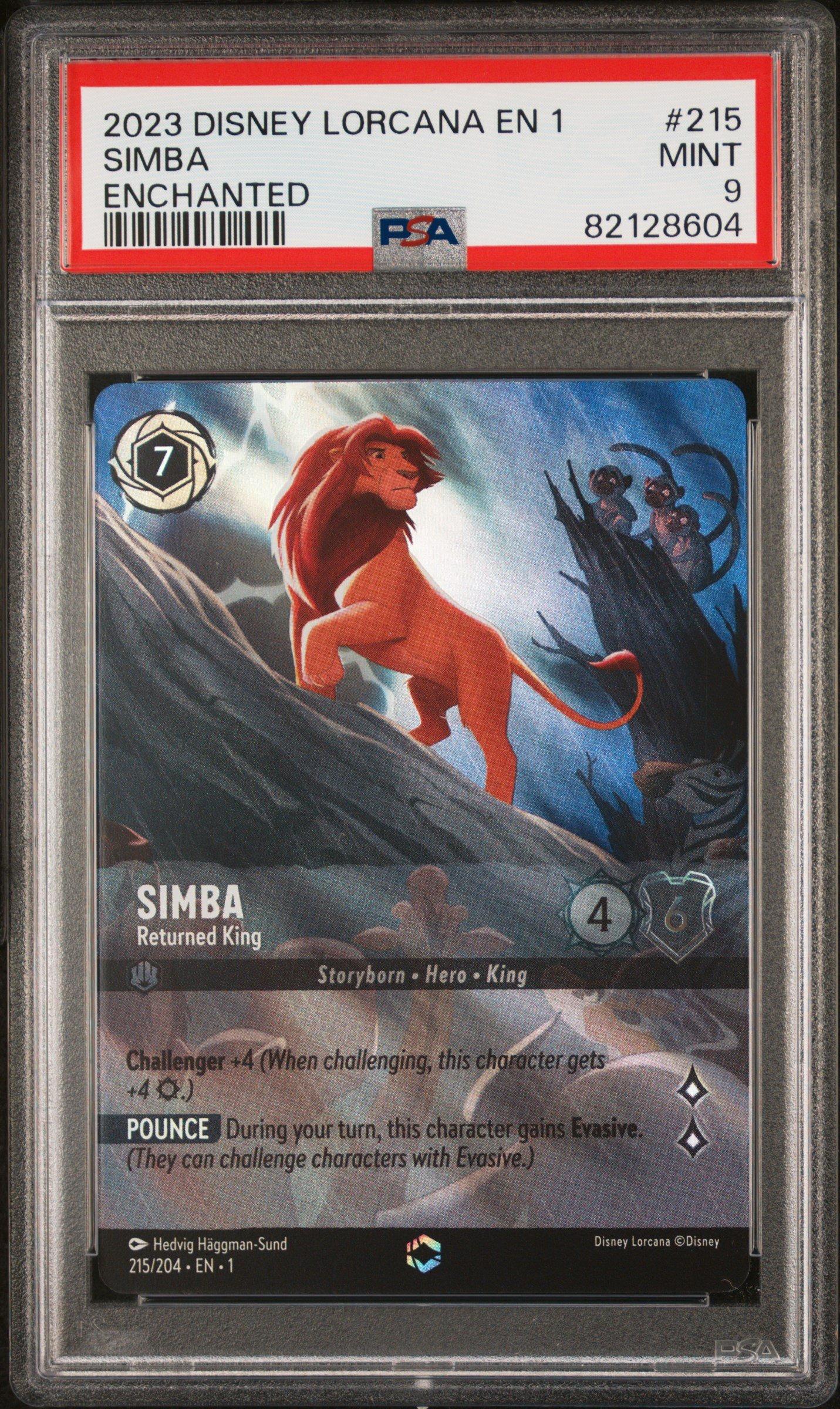 2023 Disney Lorcana En 1-the First Chapter 215 Simba