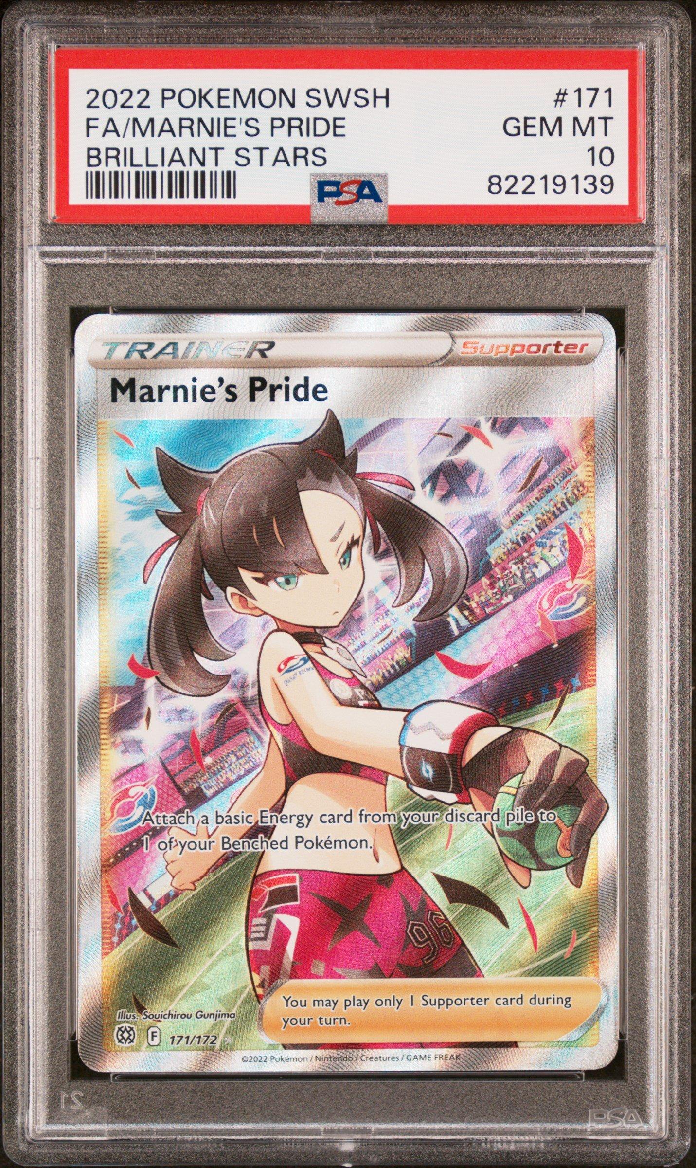 2022 Pokemon Sword & Shield Brilliant Stars 171 Full Art/marnie's