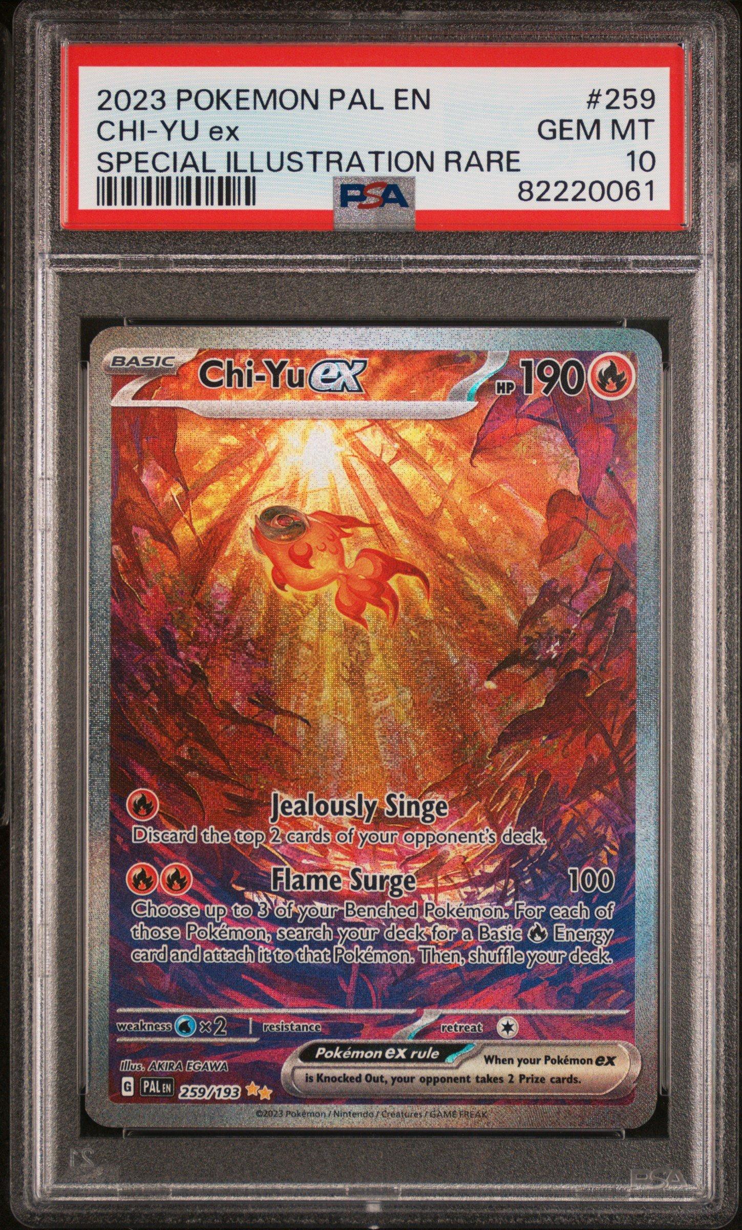 2023 Pokemon Pal En-paldea Evolved 259 Chi-yu Ex Special