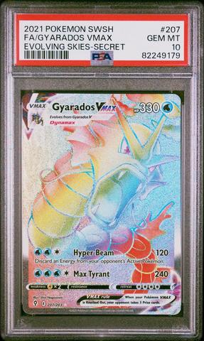 世界308枚 PSA10 ギャラドスVMAX gyarados 2021 60 2021 Pokemon Sword & Shield Evolving Skies 207 Full Art/gyarados