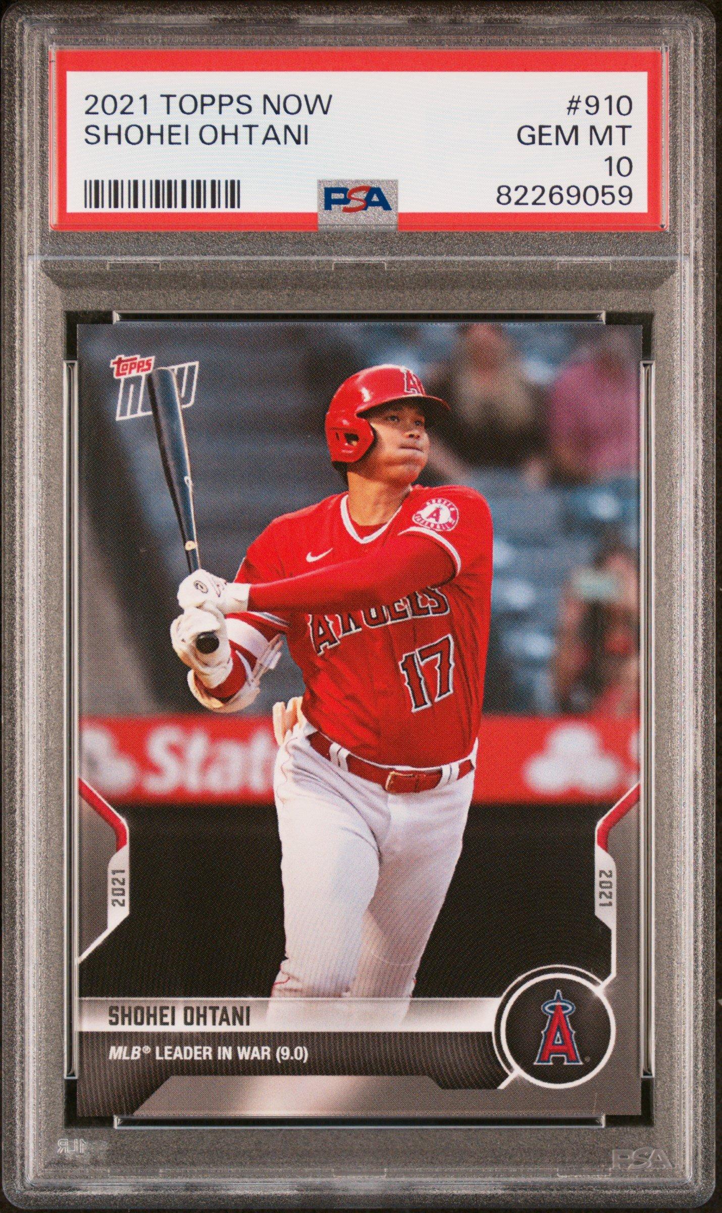 2021 Topps Now 910 Shohei Ohtani PSA 10