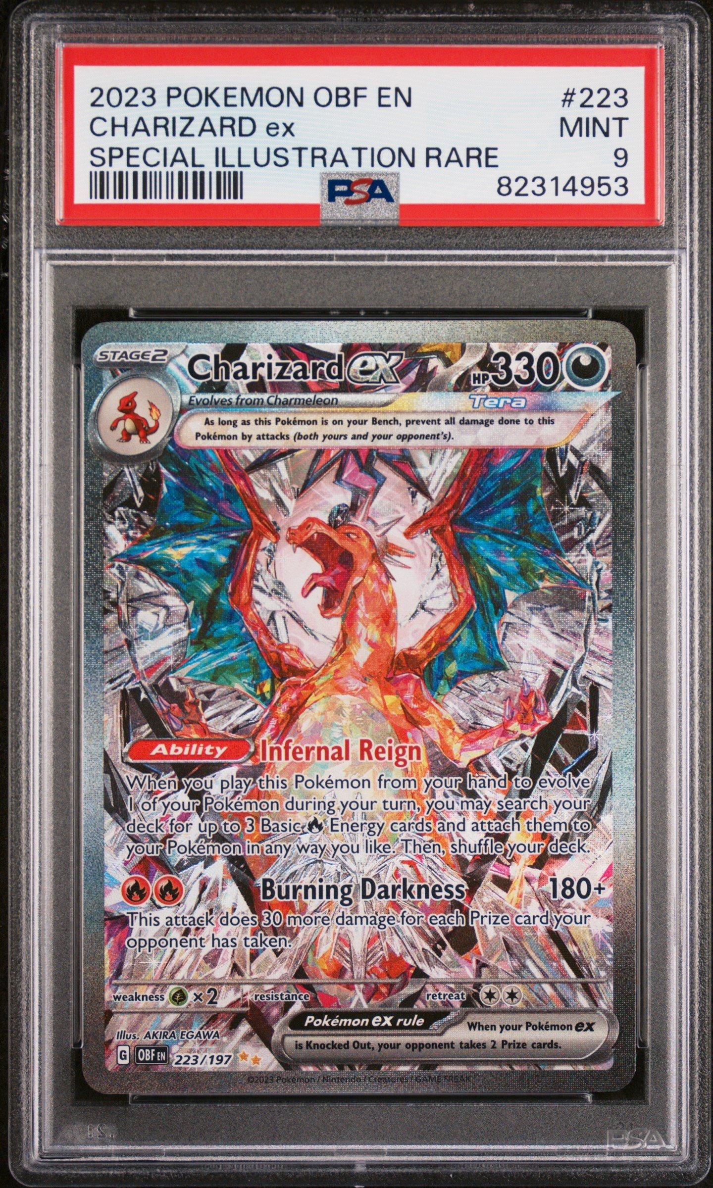 2023 Pokemon Obf En-obsidian Flames 223 Charizard Ex Special ...