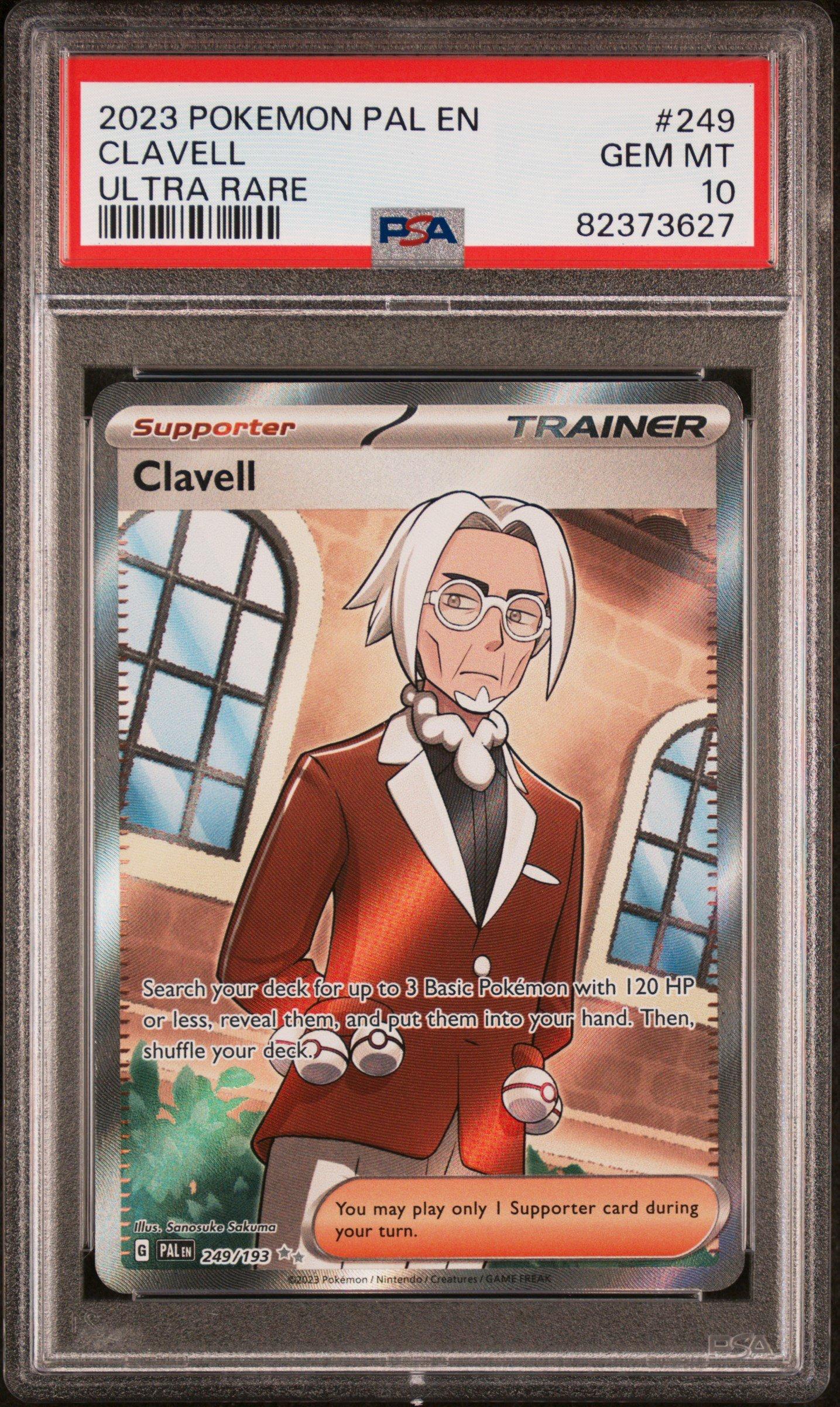 2023 Pokemon Pal En-paldea Evolved 249 Clavell Ultra Rare PSA 10