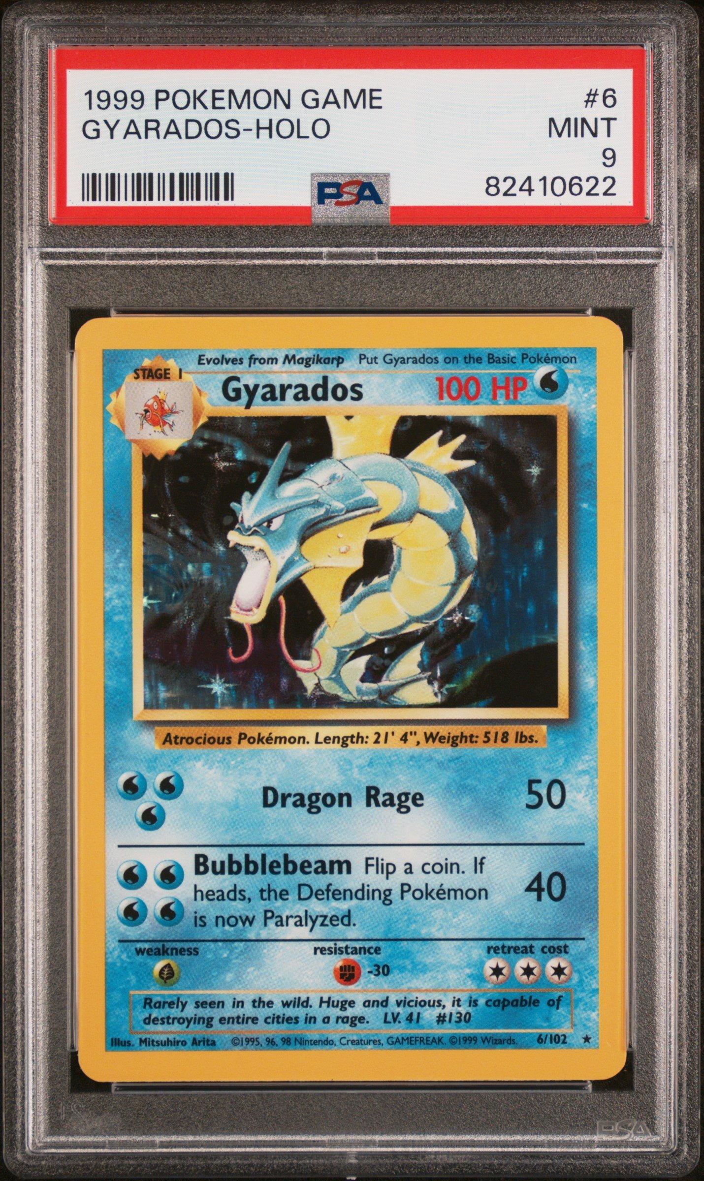 1999 Pokemon Game 6 Gyarados PSA 9 | GameStop