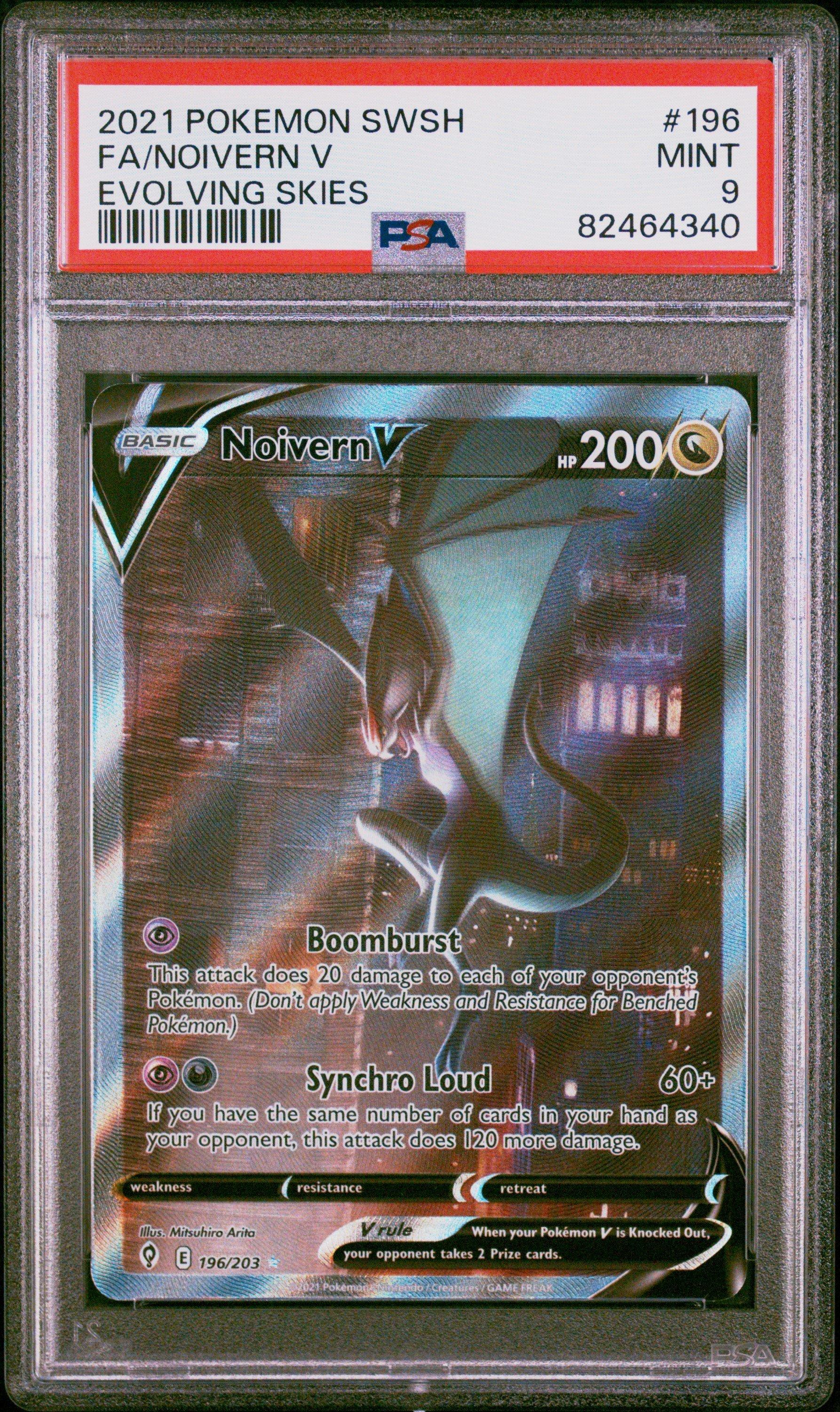 2021 Pokemon Sword & Shield Evolving Skies 196 Full Art/noivern V