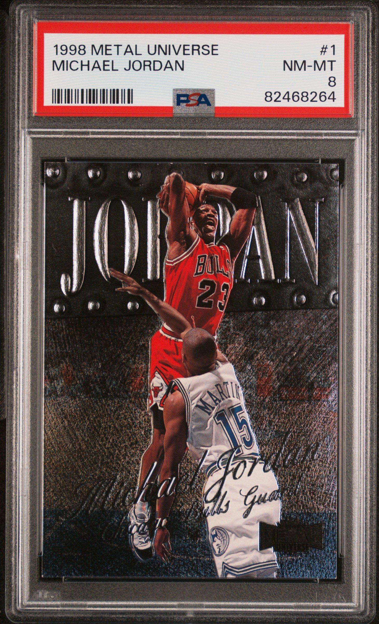 1998 Metal Universe 1 Michael Jordan PSA 8 Graded Card | GameStop