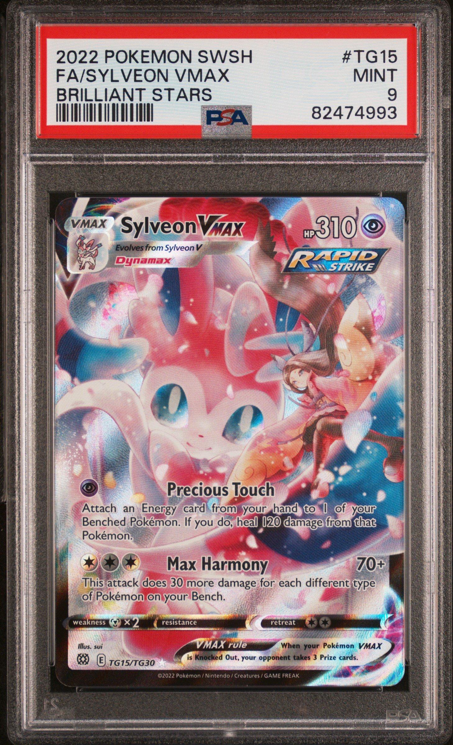 2022 Pokemon Sword & Shield Brilliant Stars Tg15 Full Art/sylveon