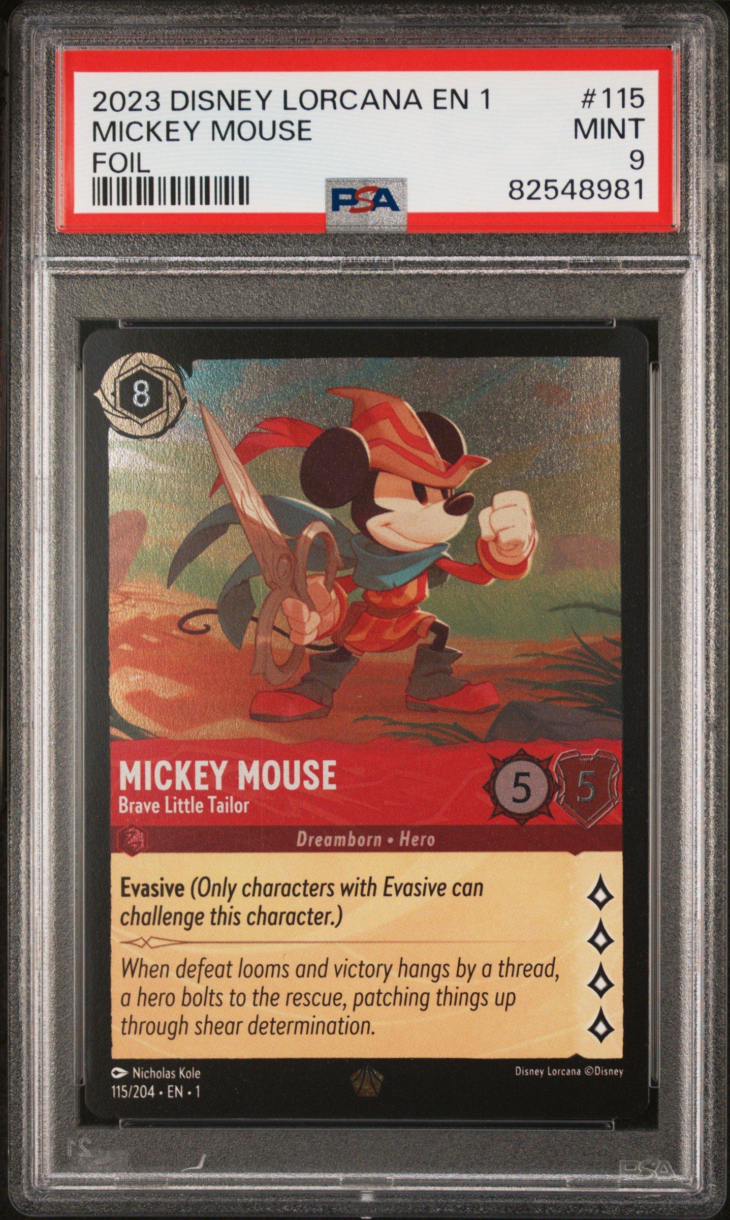 2023 Disney Lorcana En 1-the First Chapter 115 Mickey Mouse