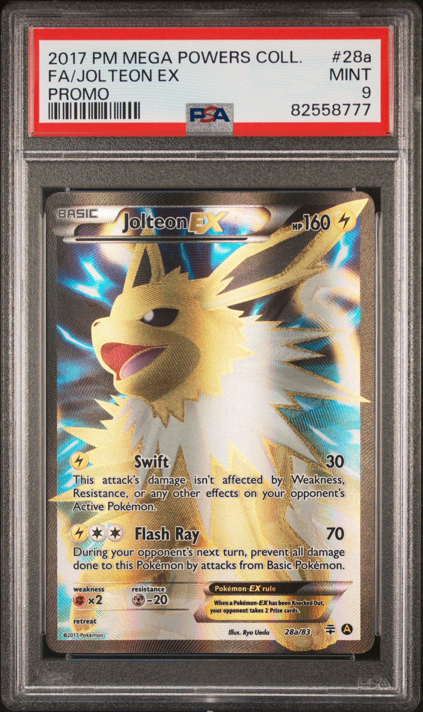 2017 Pokemon Mega Powers Collection Promo 28a Full Art/jolteon Ex