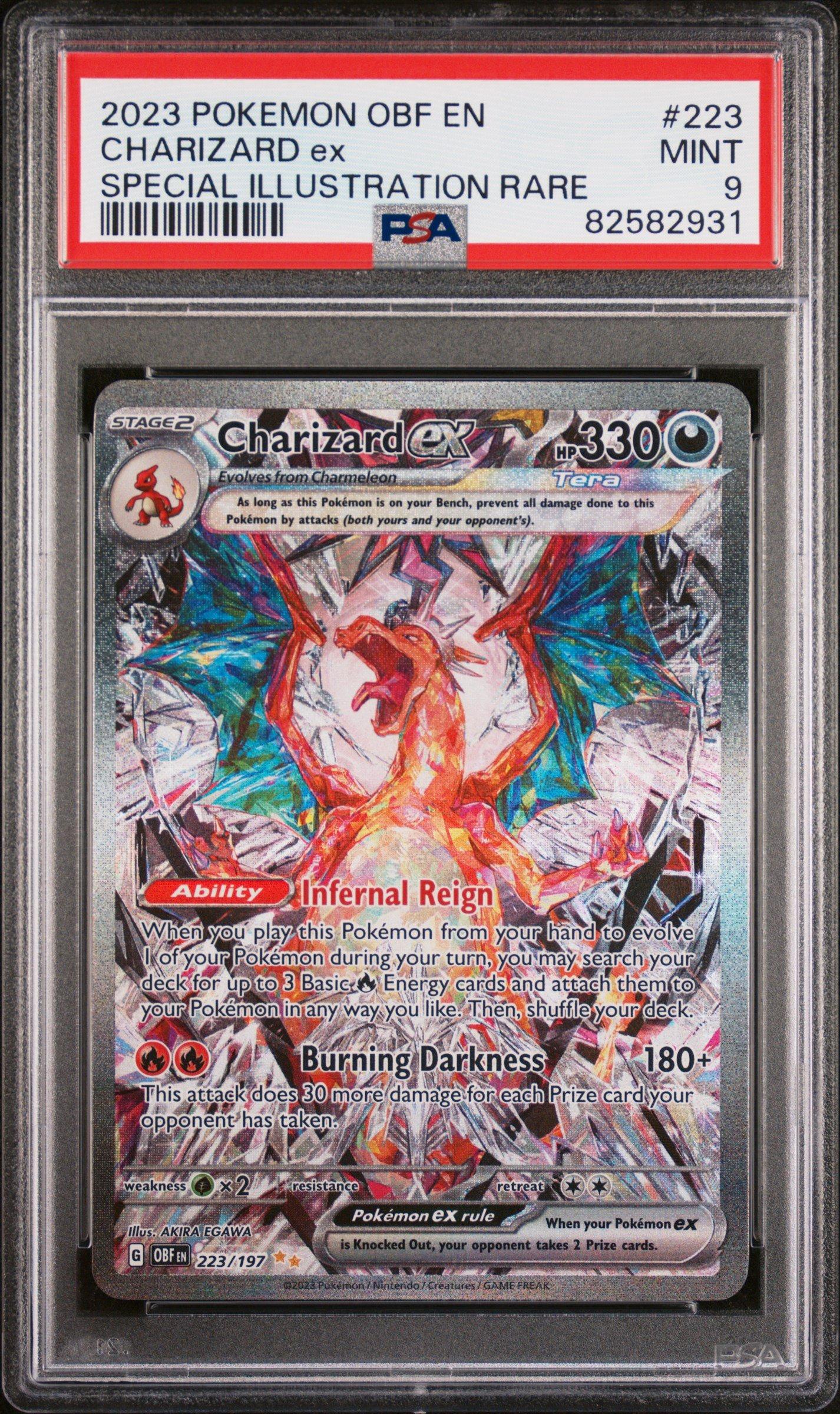 2023 Pokemon Obf En-obsidian Flames 223 Charizard Ex Special ...