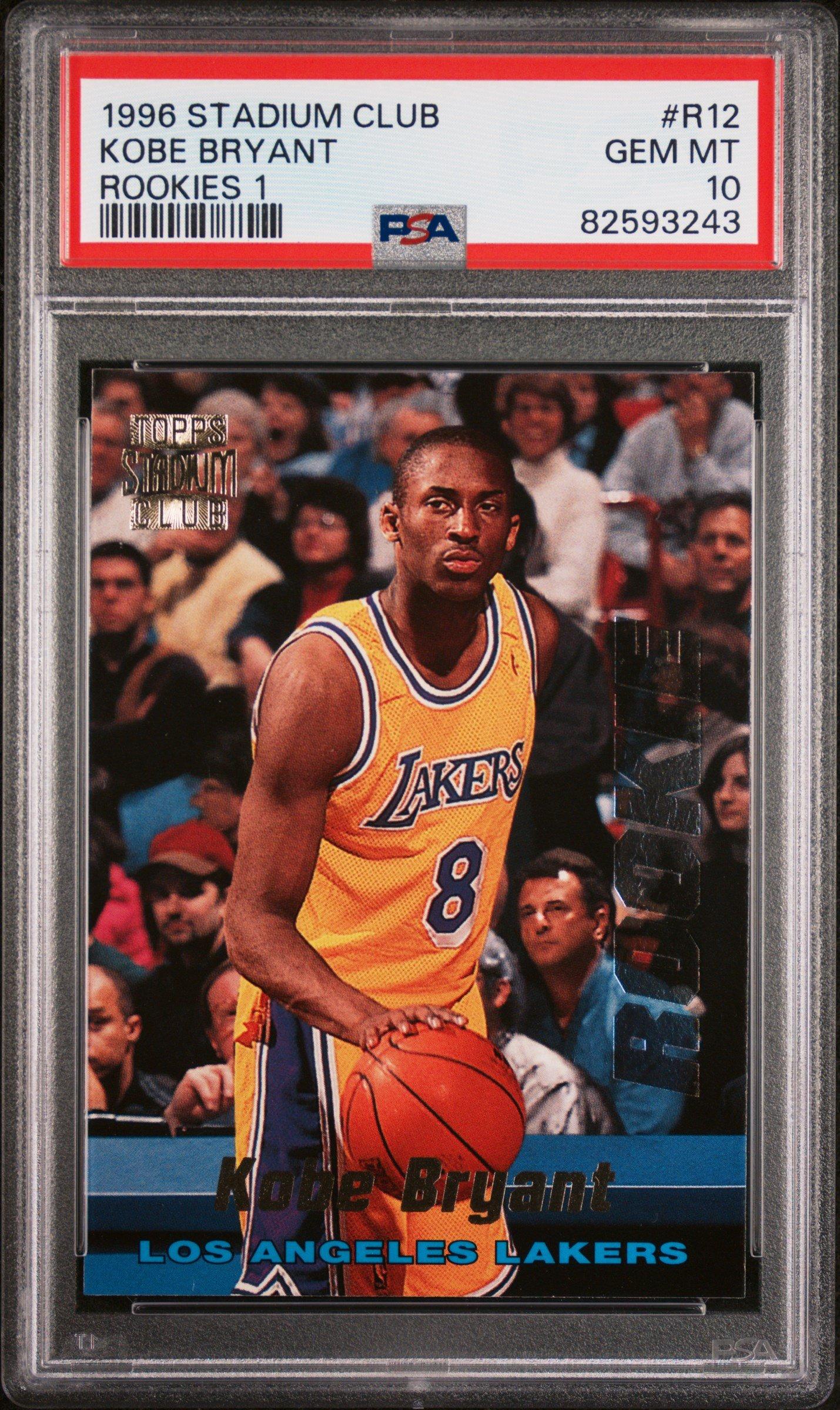 1996 Stadium Club Rookies 1 R12 Kobe Bryant PSA 10 | GameStop