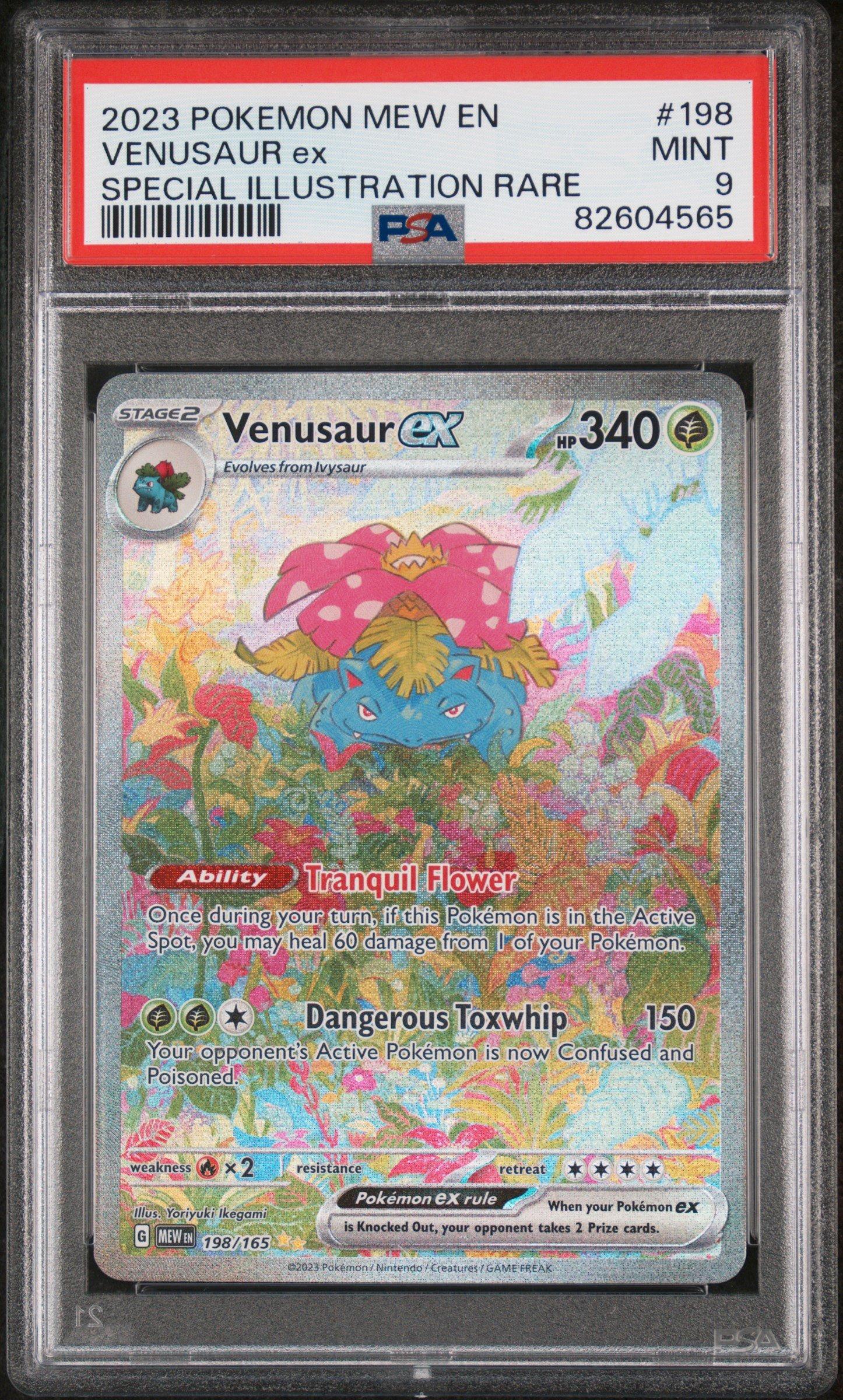 2023 Pokemon Mew En-151 198 Venusaur Ex Special Illustration Rare
