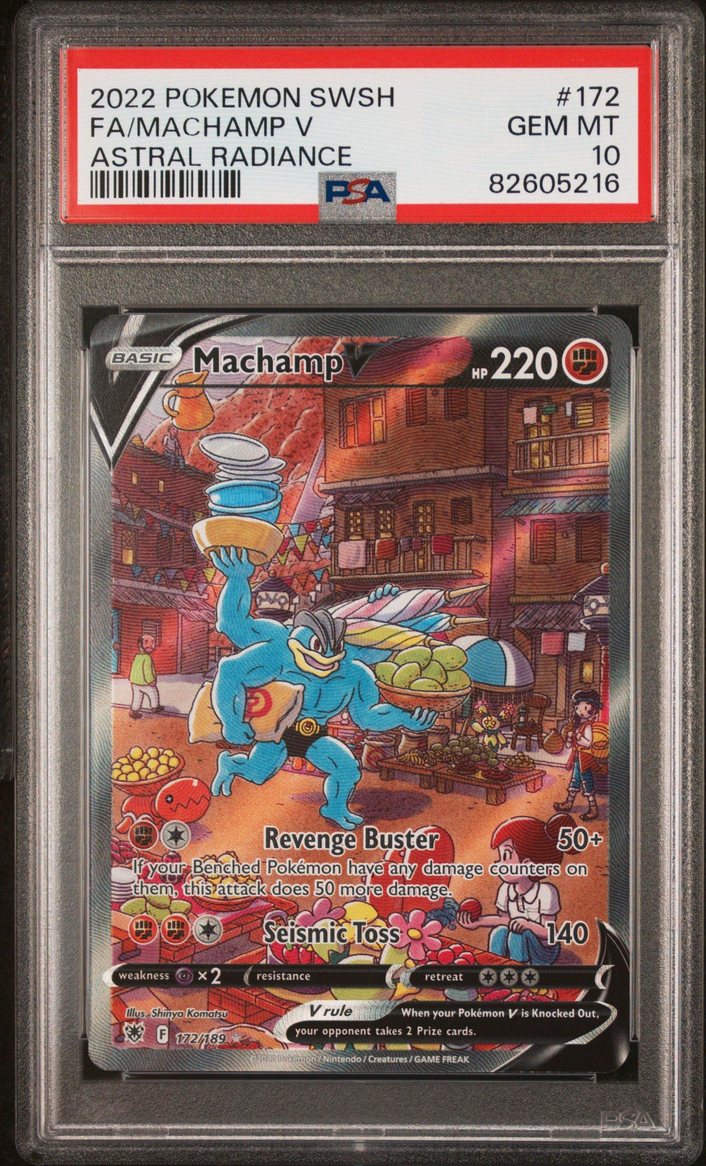 2022 Pokemon Sword & Shield Astral Radiance 172 Full Art/machamp V