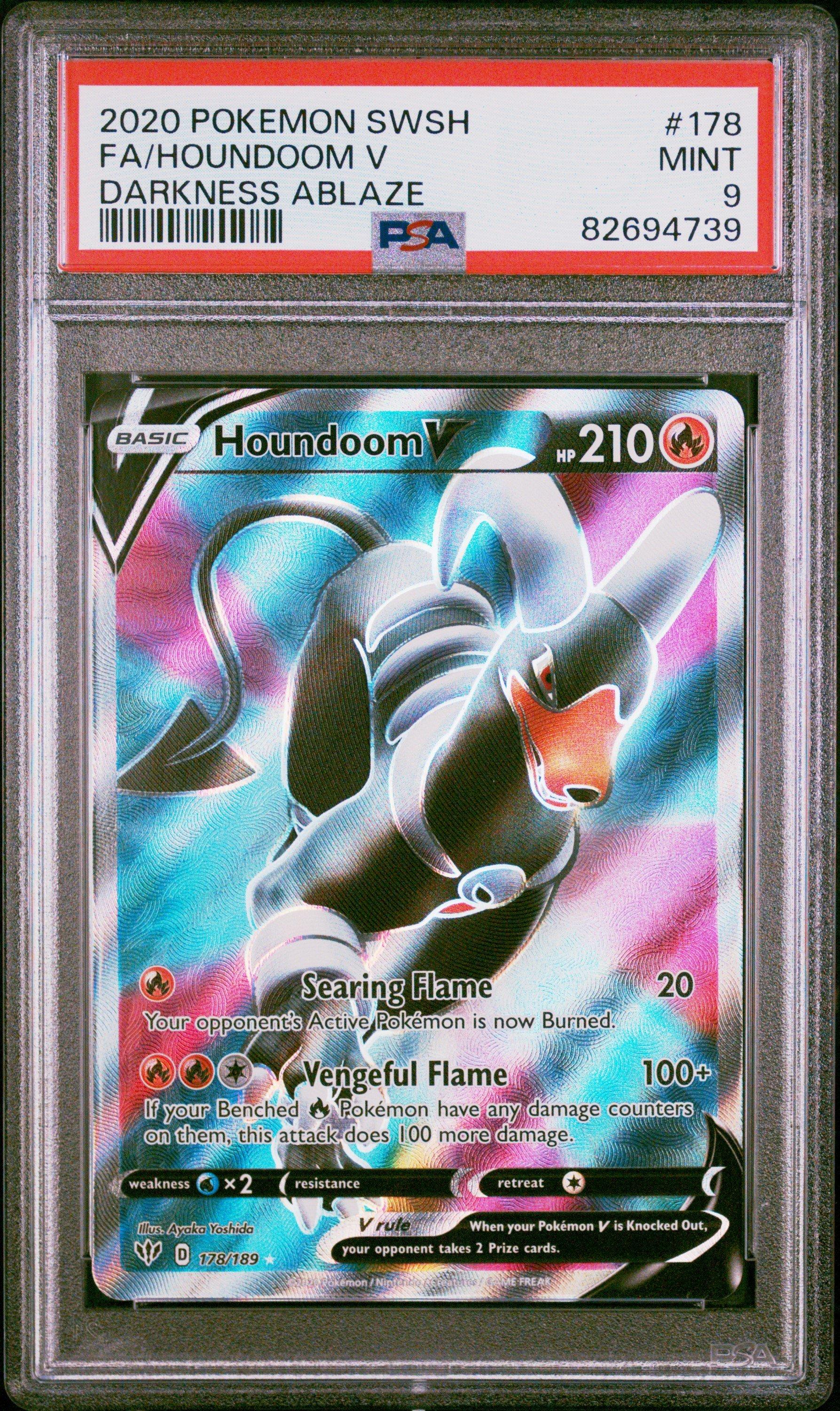 2020 Pokemon Sword & Shield Darkness Ablaze 178 Full Art/houndoom