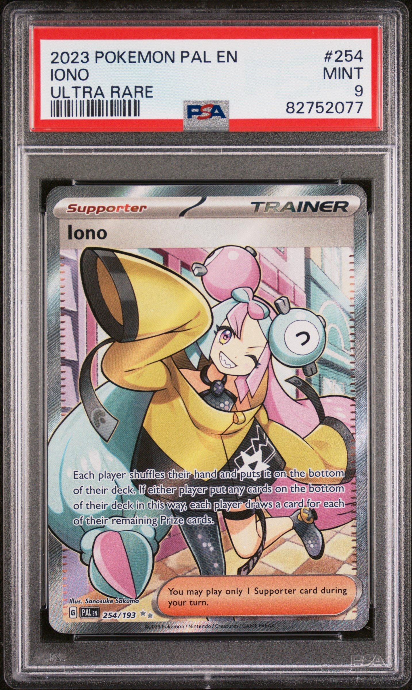 2023 Pokemon Pal En-paldea Evolved 254 Iono Ultra Rare PSA 9 | GameStop