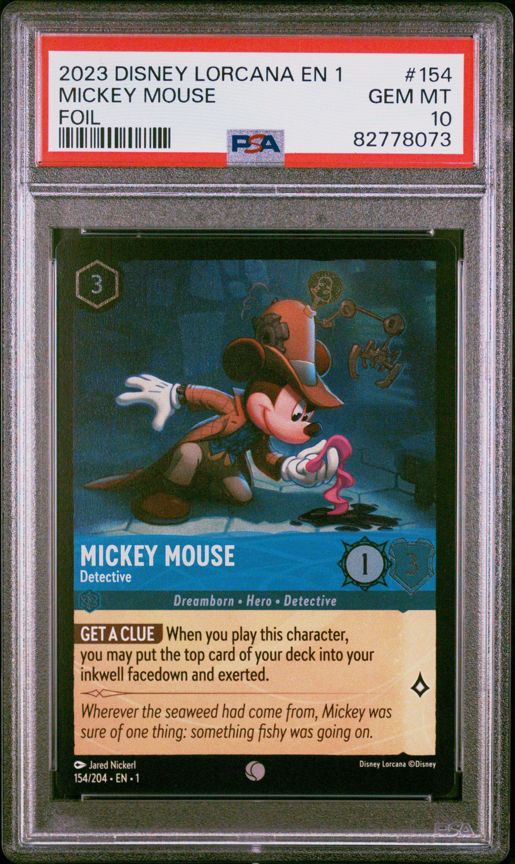 2023 Disney Lorcana En 1-the First Chapter 154 Mickey Mouse