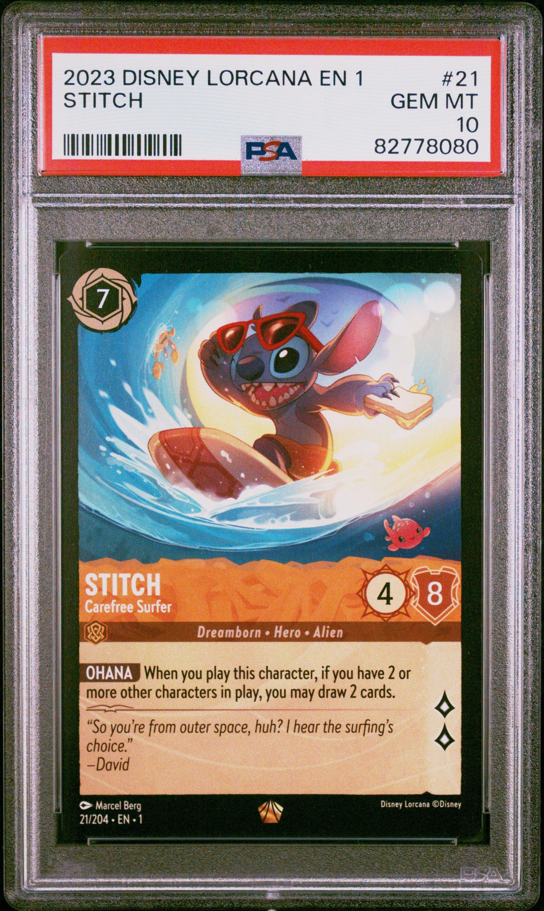 2023 Disney Lorcana En 1-the First Chapter 21 Stitch