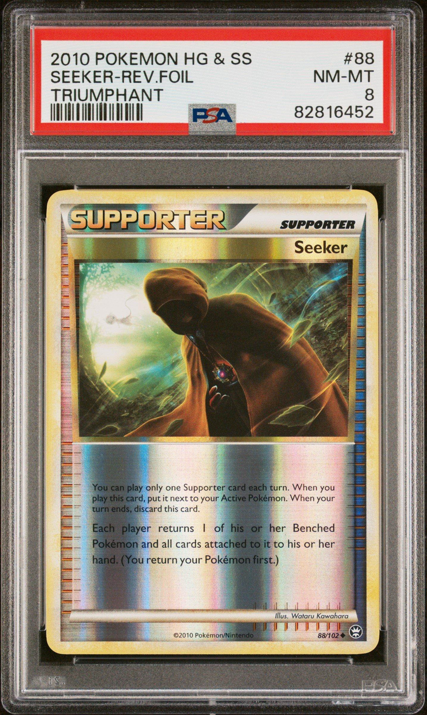 2010 Pokemon Heartgold & Soulsilver Triumphant 88 Seeker-reverse Foil PSA 8  Graded Card | GameStop
