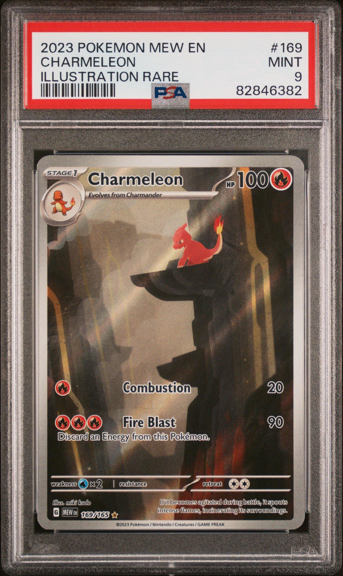 2023 Pokemon Mew En-151 169 Charmeleon Illustration Rare PSA
