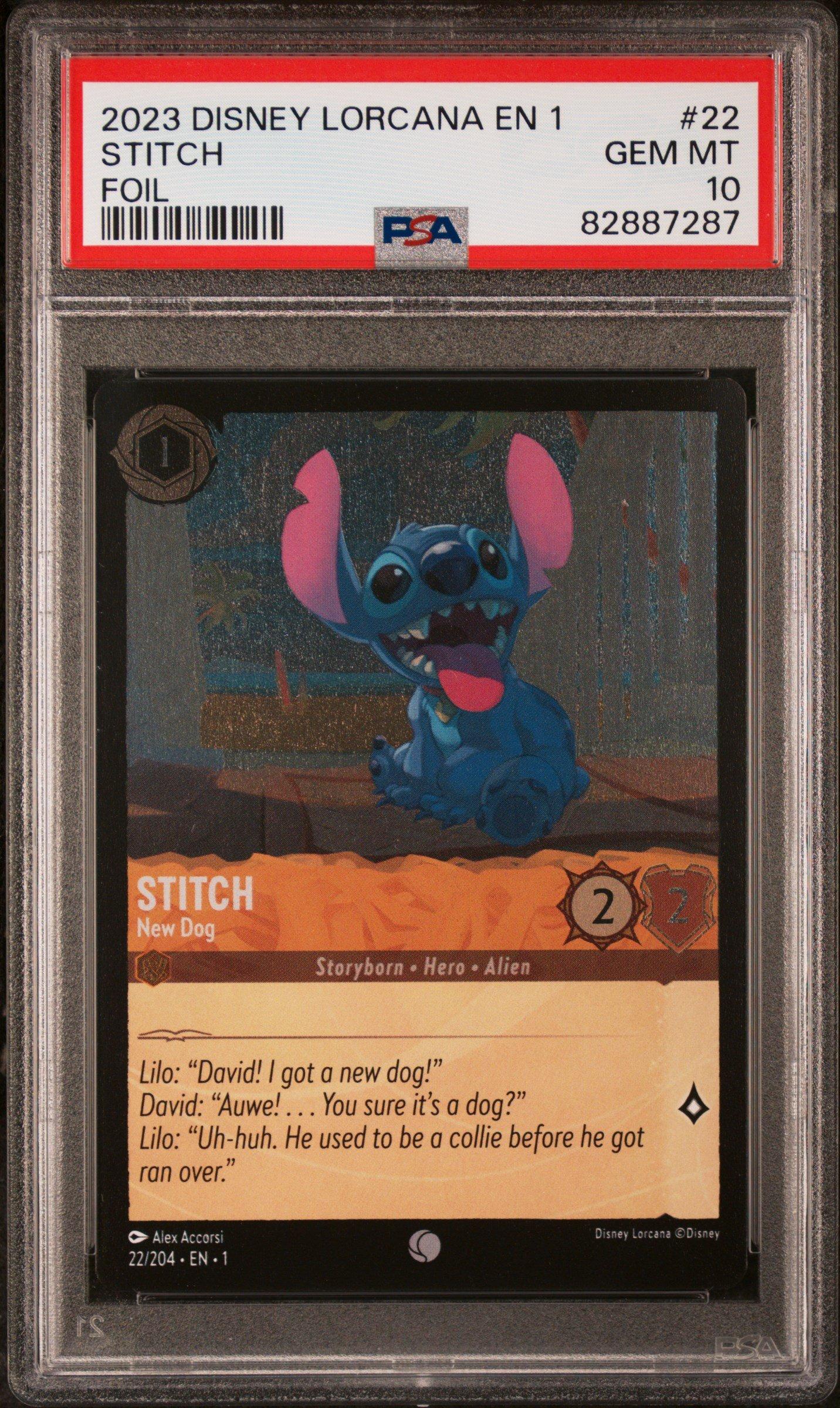 2023 Disney Lorcana En 1-the First Chapter 22 Stitch - New Dog