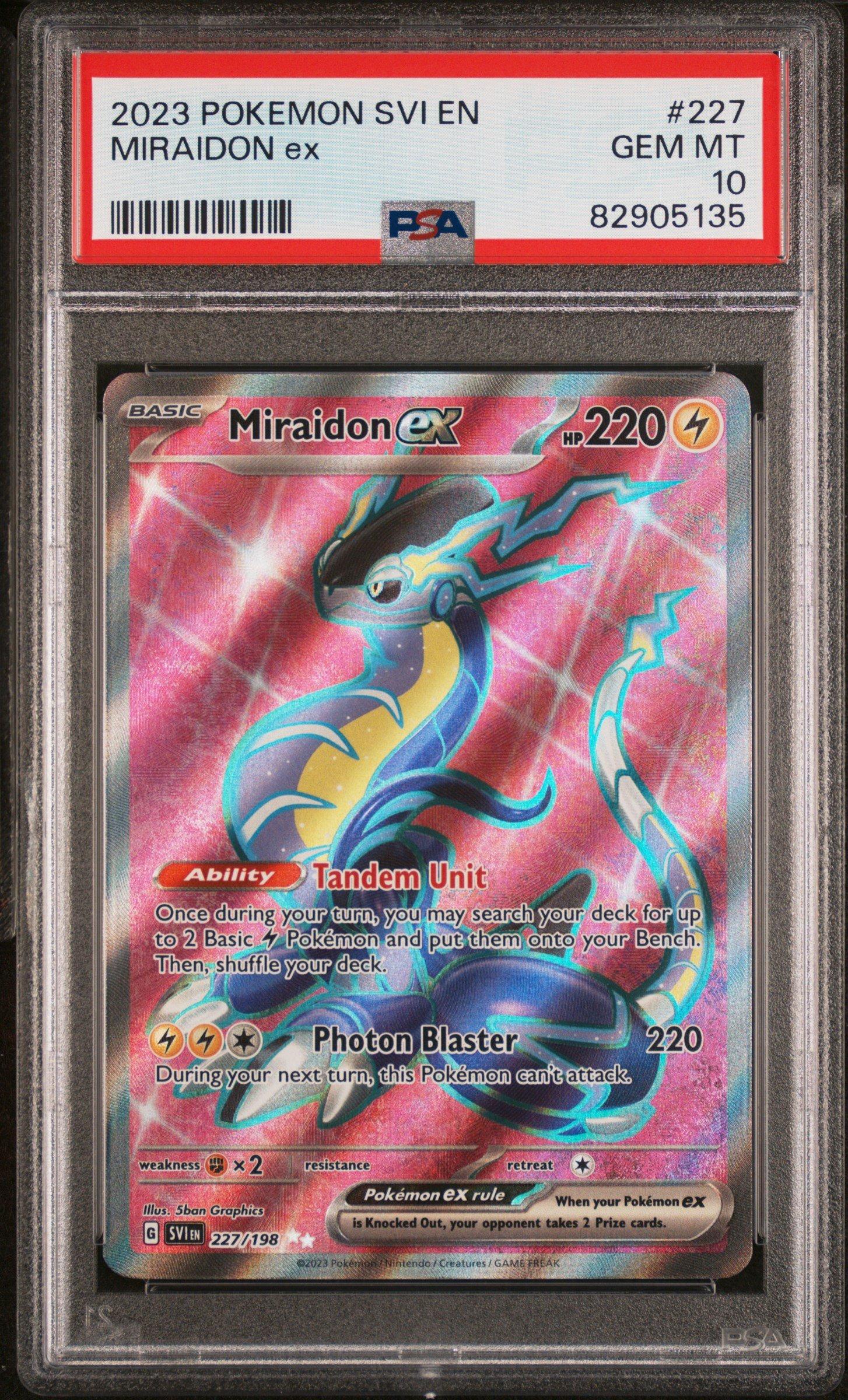 2023 Pokemon Svi En-scarlet & Violet 227 Miraidon Ex Ultra Rare