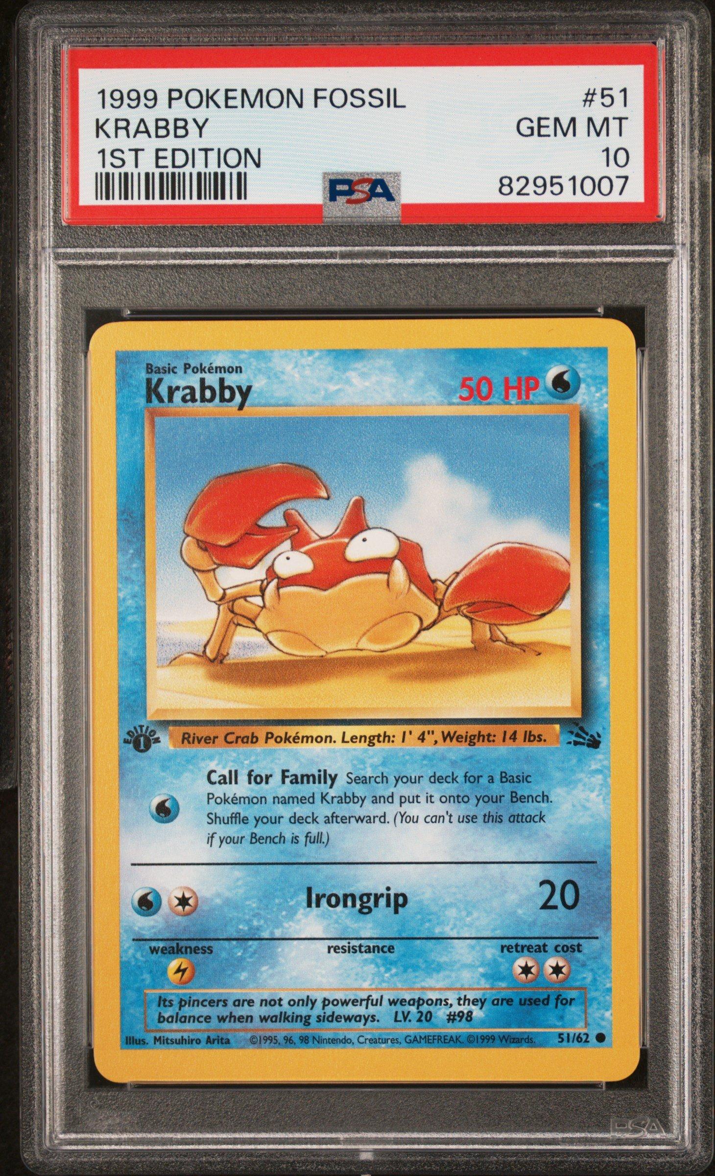 krabby pokemon card And Kingler Pokmon Cards - First Edition - Fossil Set - Near Mint for Sale in Ronkonkoma, NY Common Retreat cost eBay Auction Item 125779780606 TCG