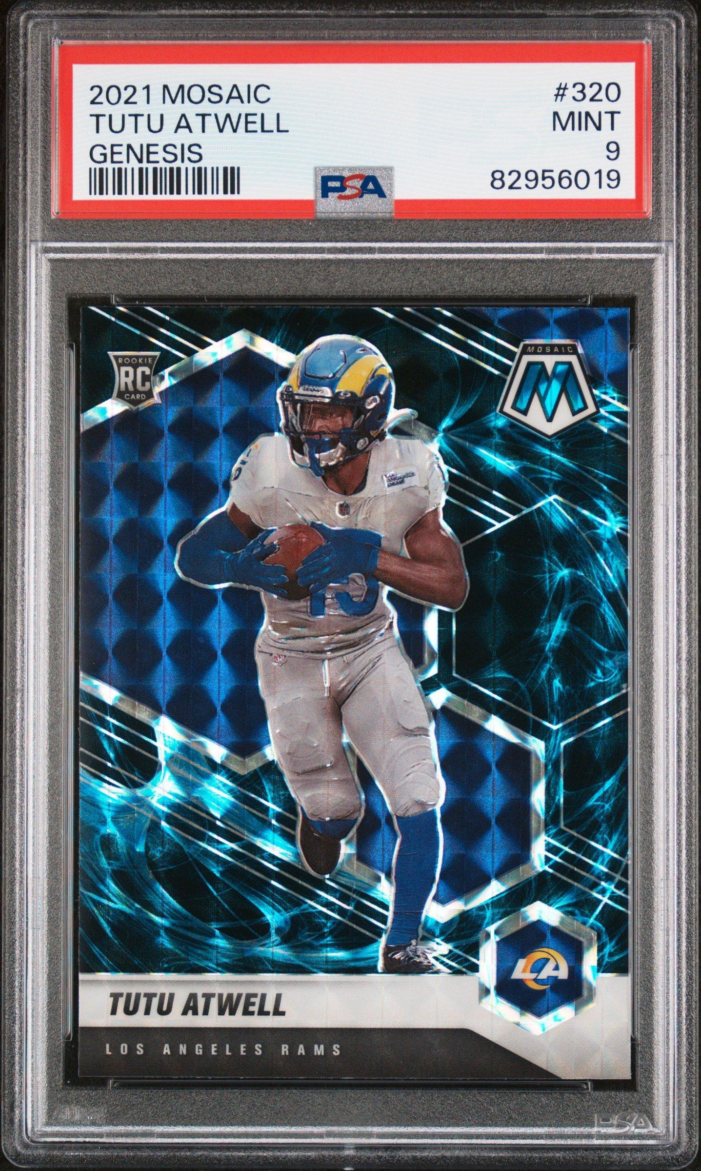 2021 Panini Mosaic 320 Tutu Atwell Genesis PSA 9
