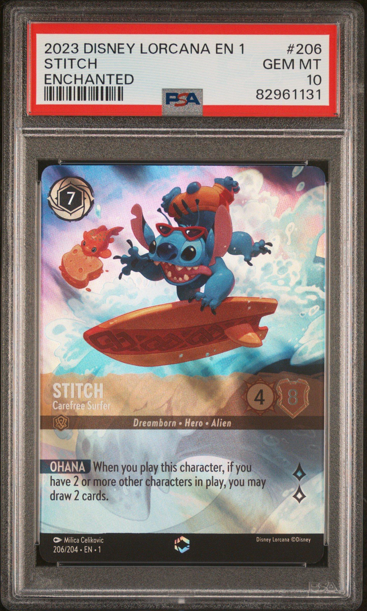 2023 Disney Lorcana En 1-the First Chapter 206 Stitch