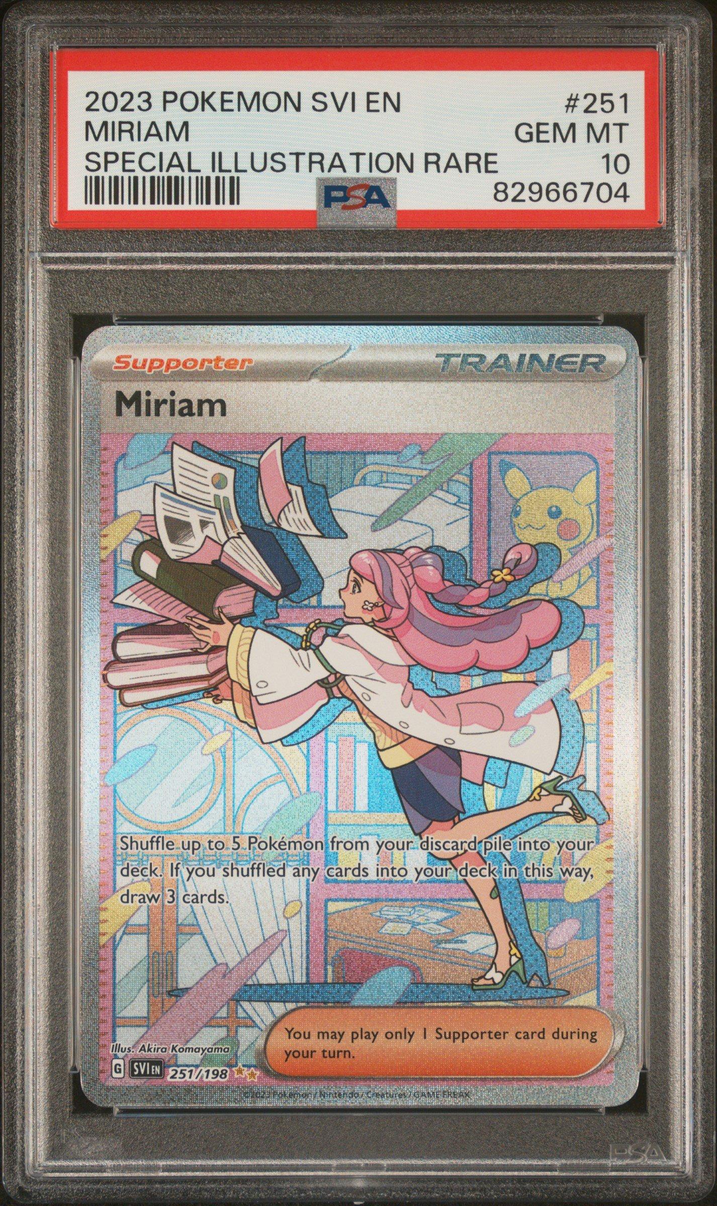 miriam pokemon card graded Pokemon Graded: Miriam CGC 10
