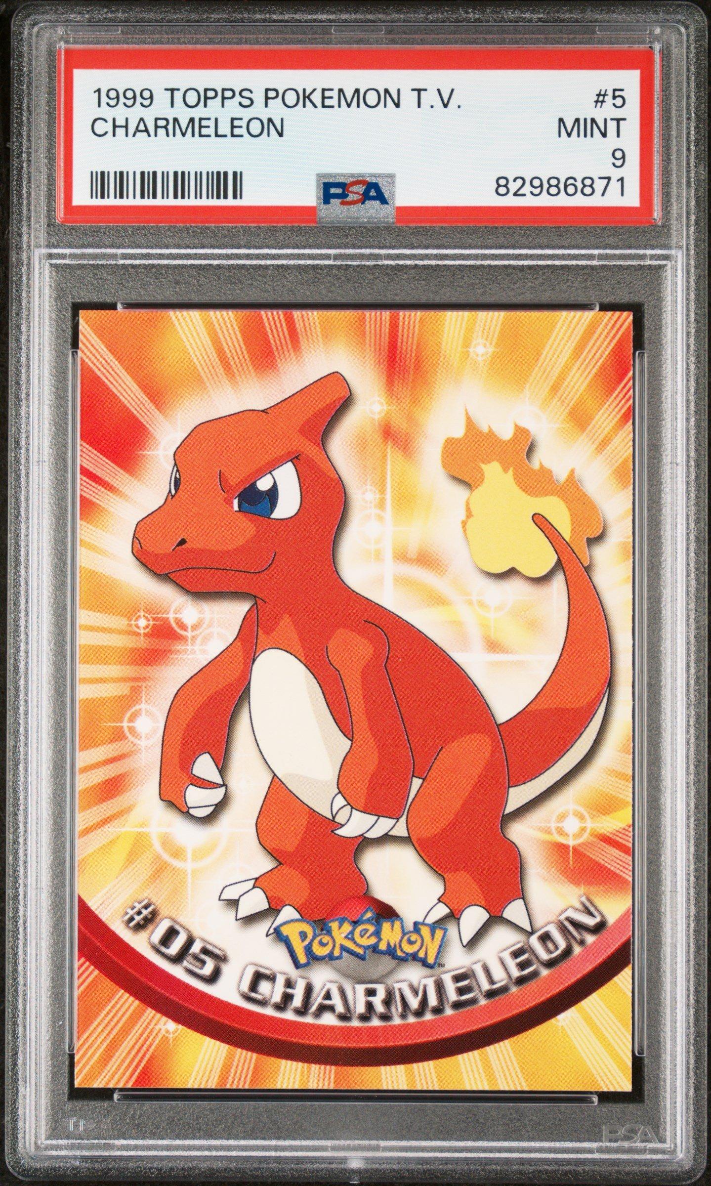 1999 Topps Pokemon Tv 5 Charmeleon PSA 9