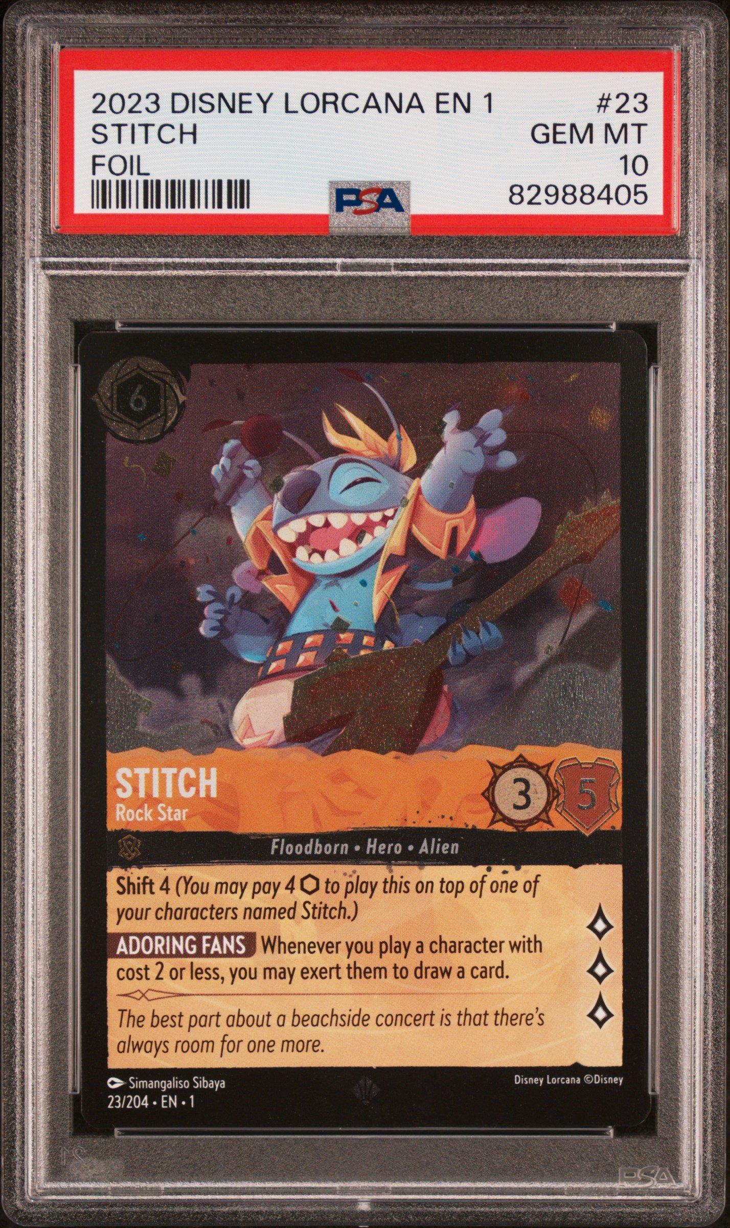 2023 Disney Lorcana En 1-the First Chapter 23 Stitch