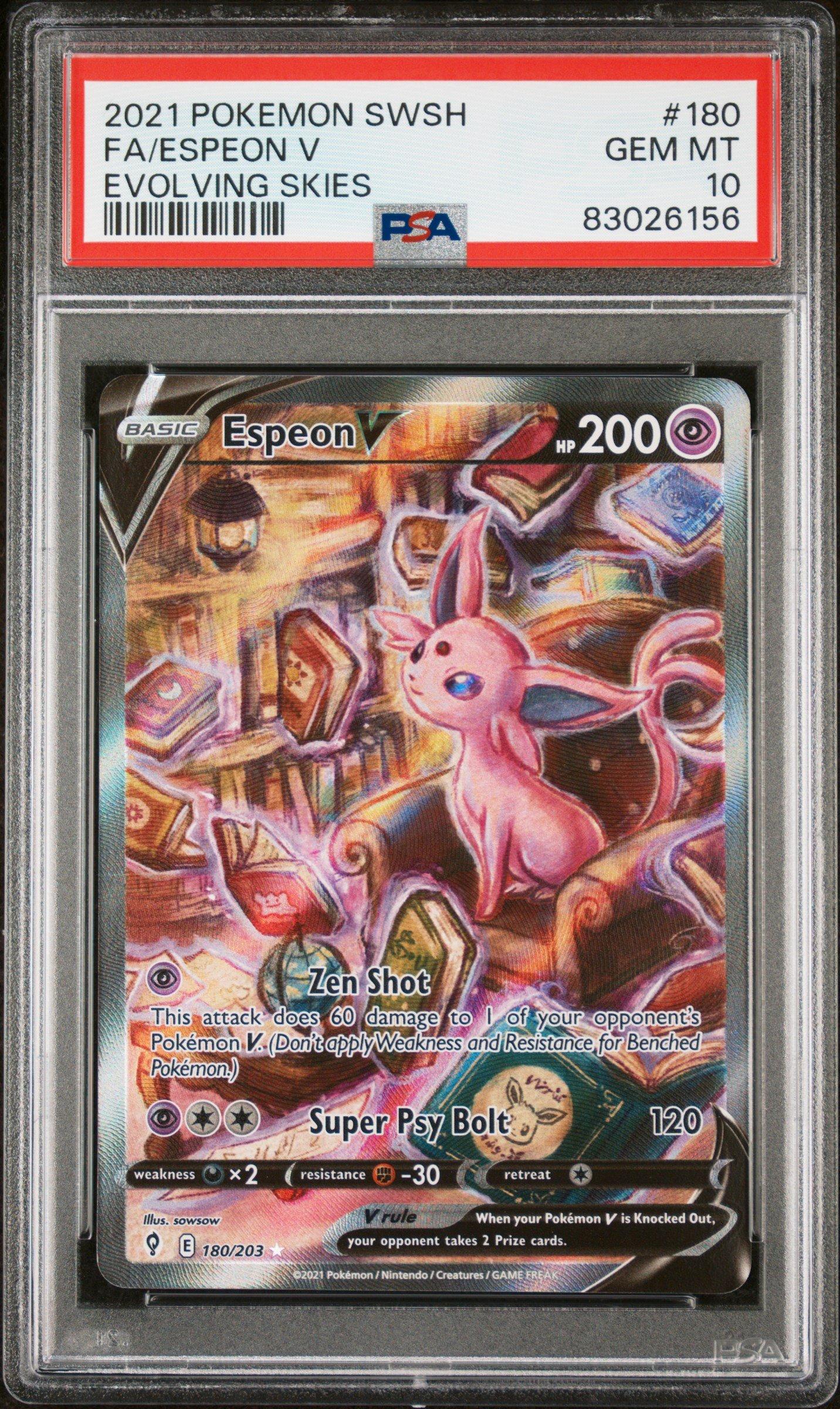 espeon v pokemon card value Amazon.com: Pokemon - Espeon V - SWSH201 - Black Star Promo