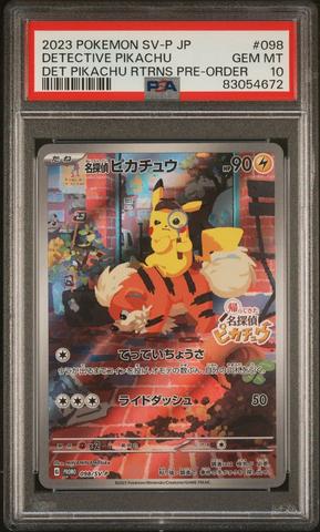 2023 Pokemon Japanese Sv-p Promo 098 Detective Pikachu Detective