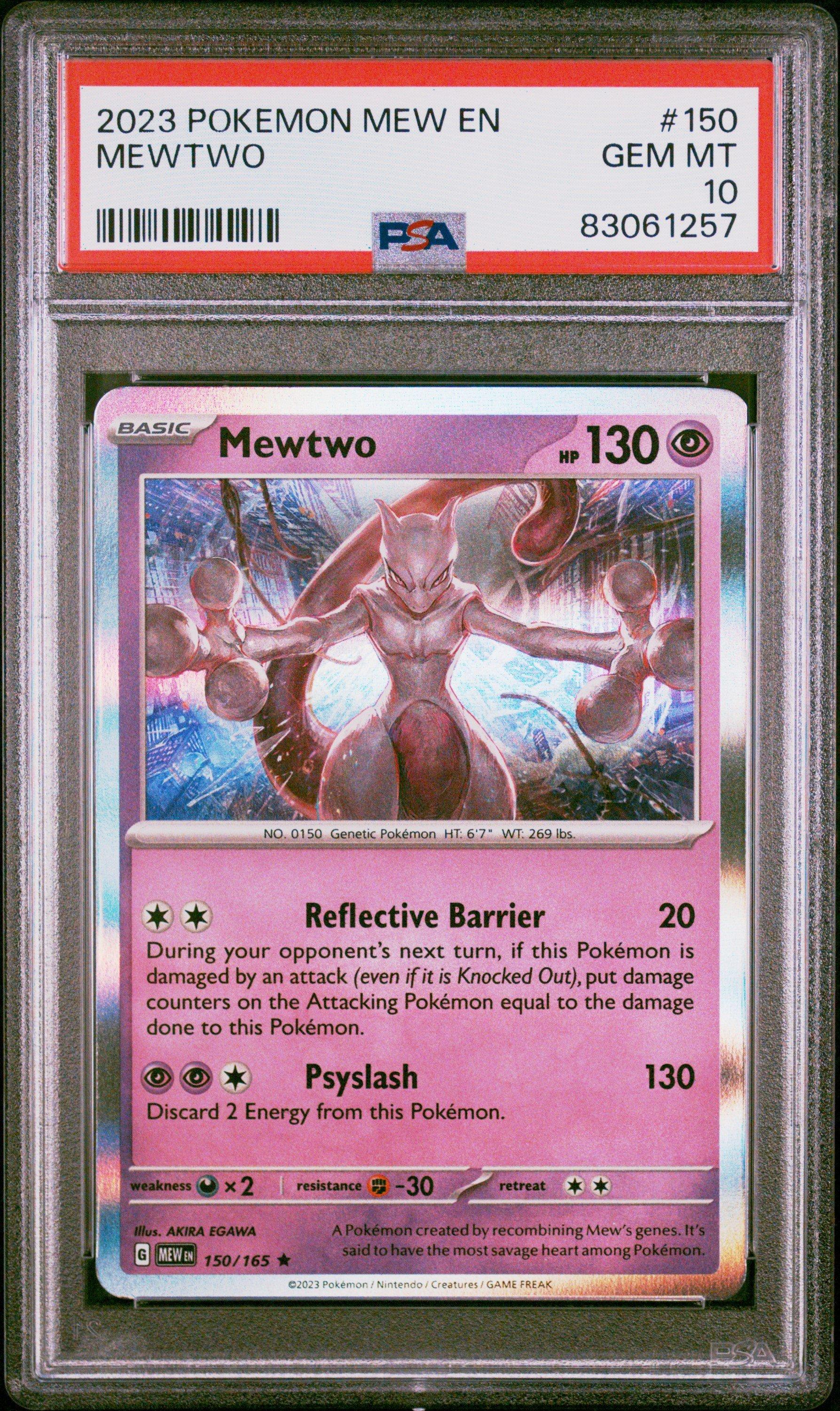 2023 Pokemon Mew En-151 150 Mewtwo PSA