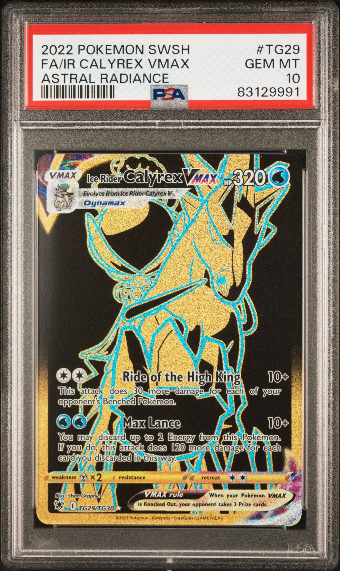 2022 Pokemon Sword & Shield Astral Radiance Tg29 Full Art/ice