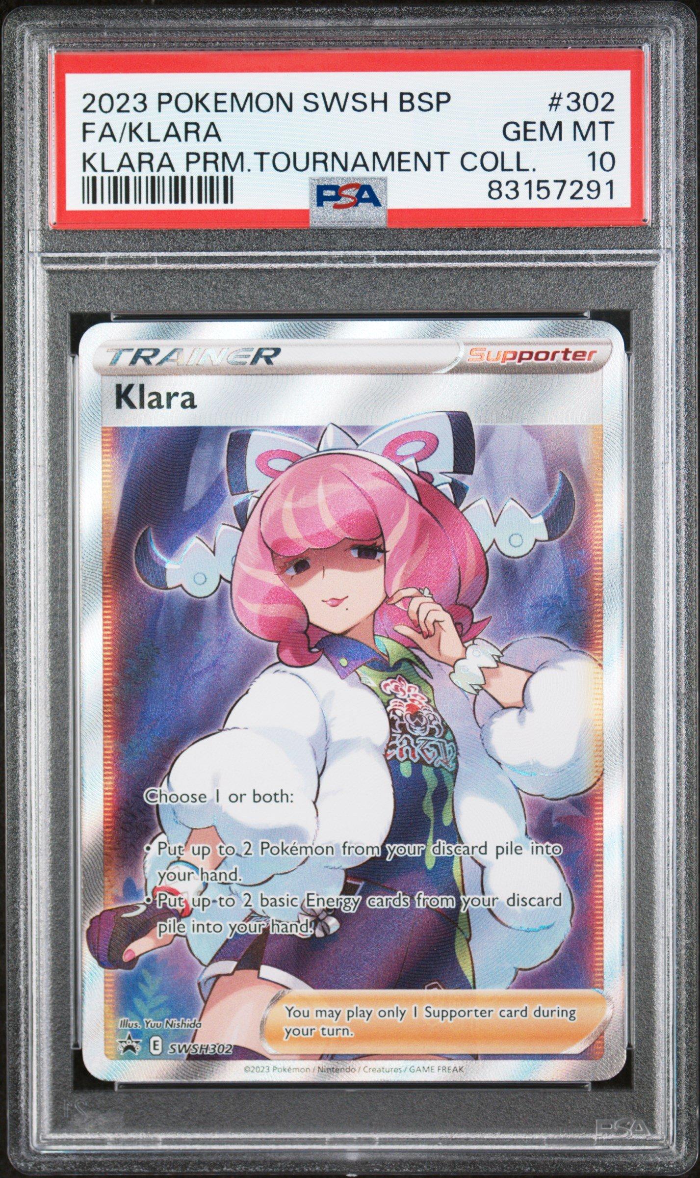 klara pokemon card TCG Japanese Peerless Fighters SECRET ULTRA RARE 082/070  Jeffthrowcards Put up to 2 Pokmon from your discard pile into your hand Klara - 194/198 - Ultra