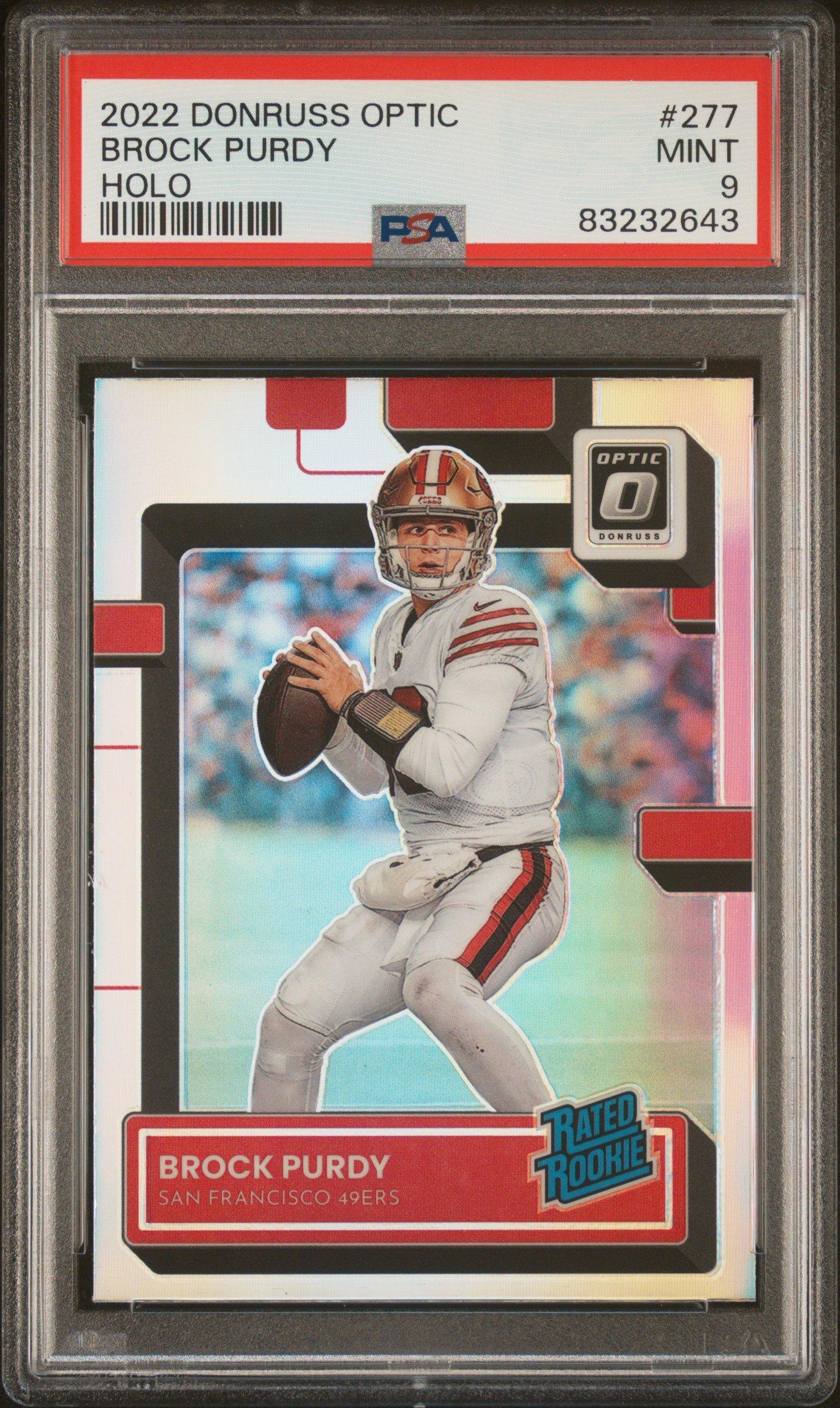 brock purdy rookie card graded Graded 2022 Panini Instant Brock Purdy #211 Rookie RC Football Card PSA 10  Gem Mint