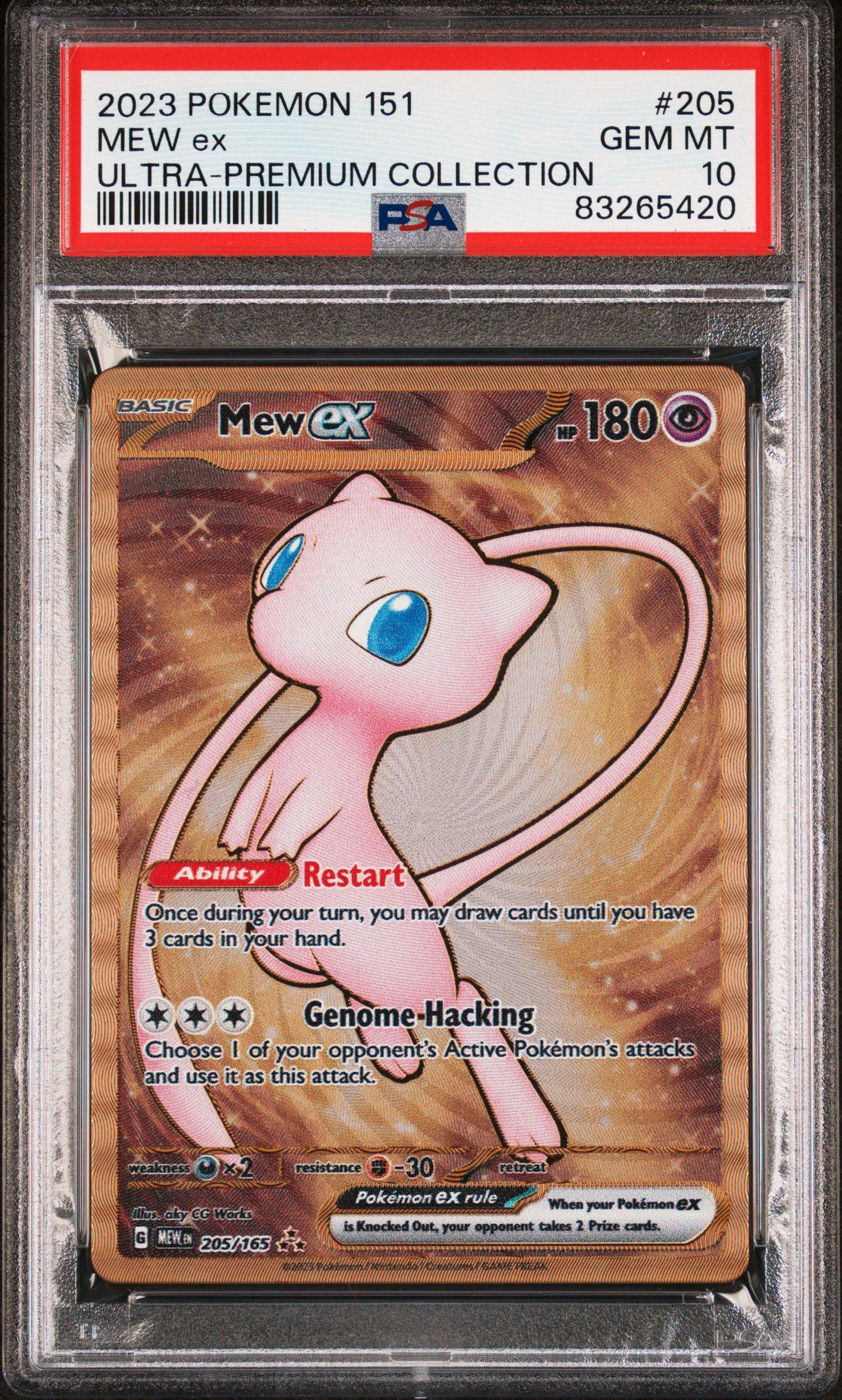 2023 Pokemon 151 Ultra-premium Collection 205 Mew Ex PSA 10 Graded